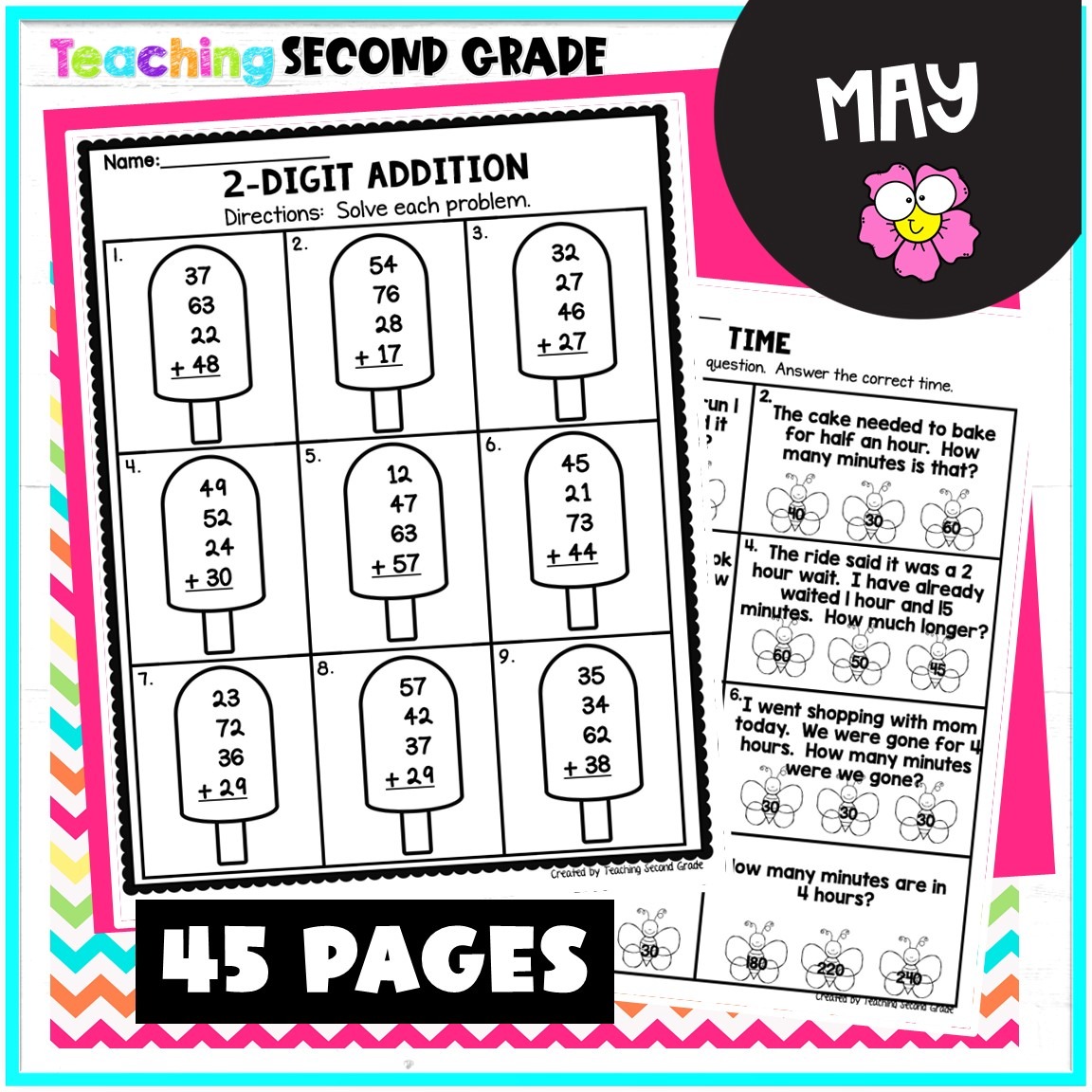 Teaching Second Grade Facebook ad
