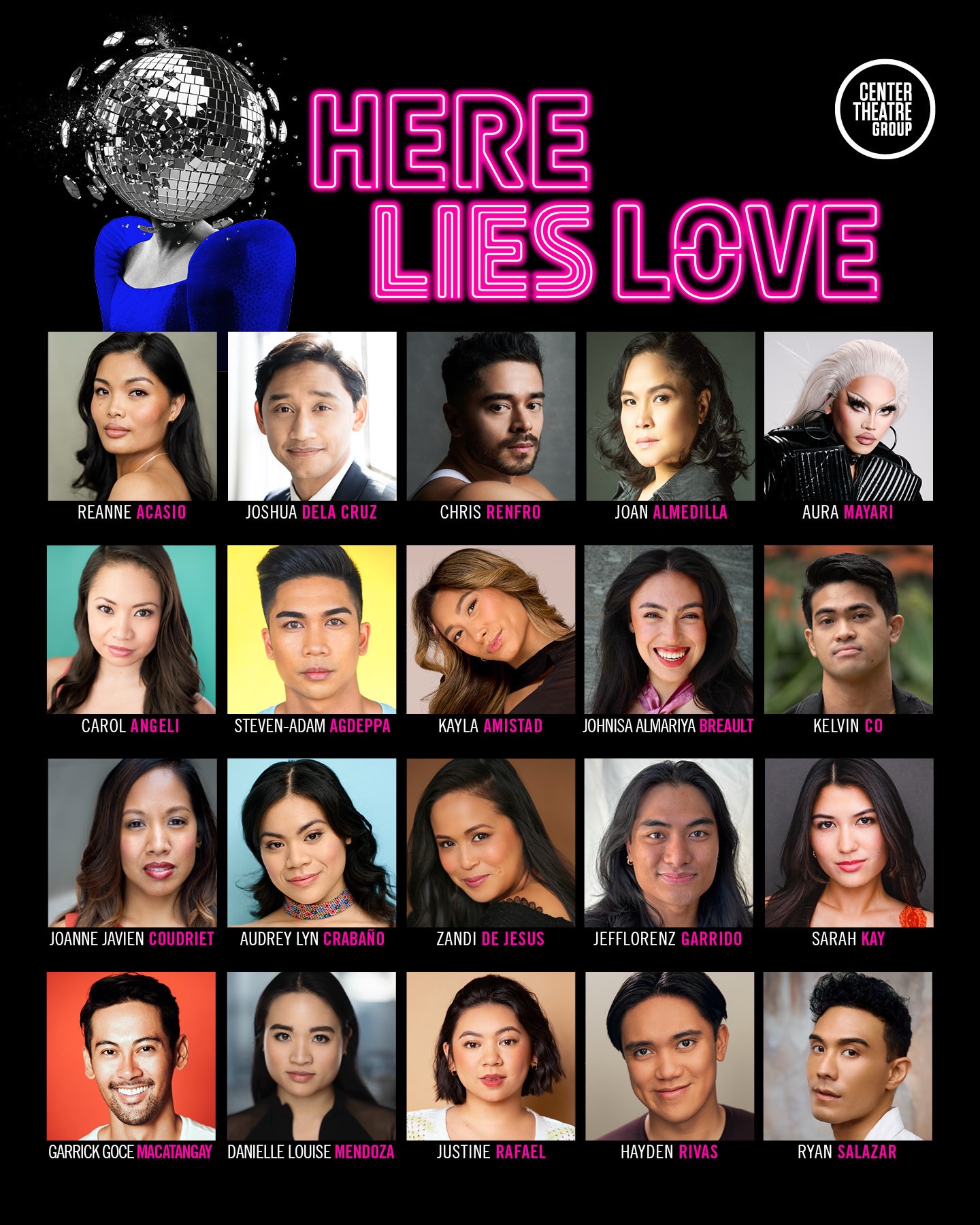 Center Theatre Group Facebook ad: Here Lies Love | Musical in LA | Mark Taper Forum | Buy…