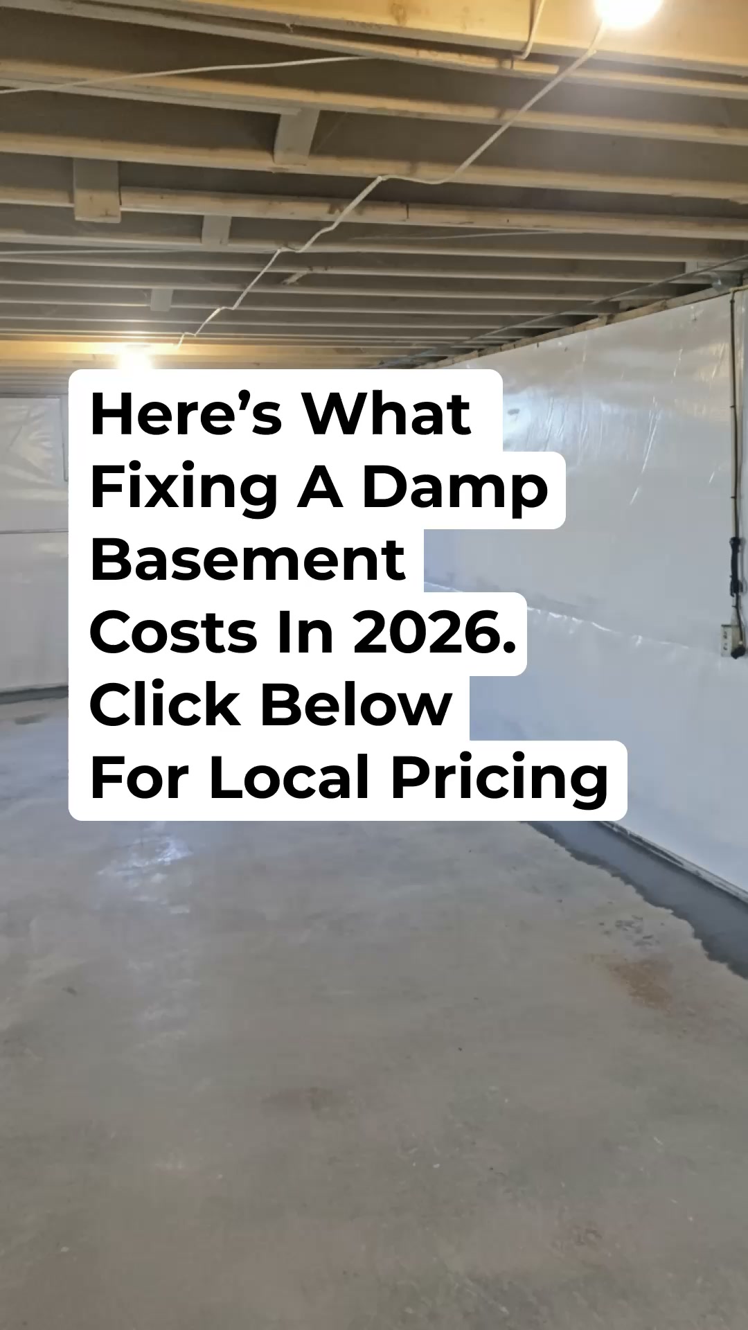HomeBuddy.com Facebook ad: What Basement Waterproofing Should Cost