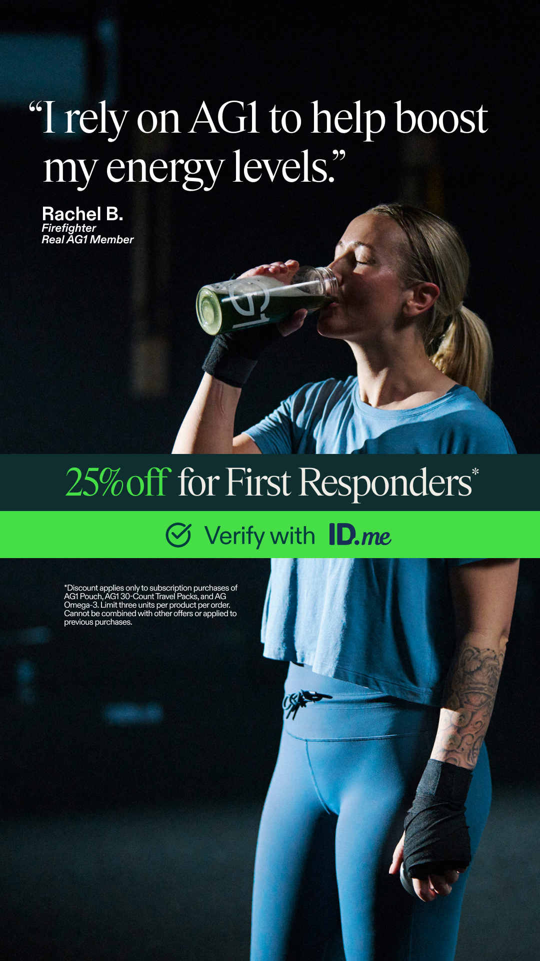 AG1 by Athletic Greens Facebook ad