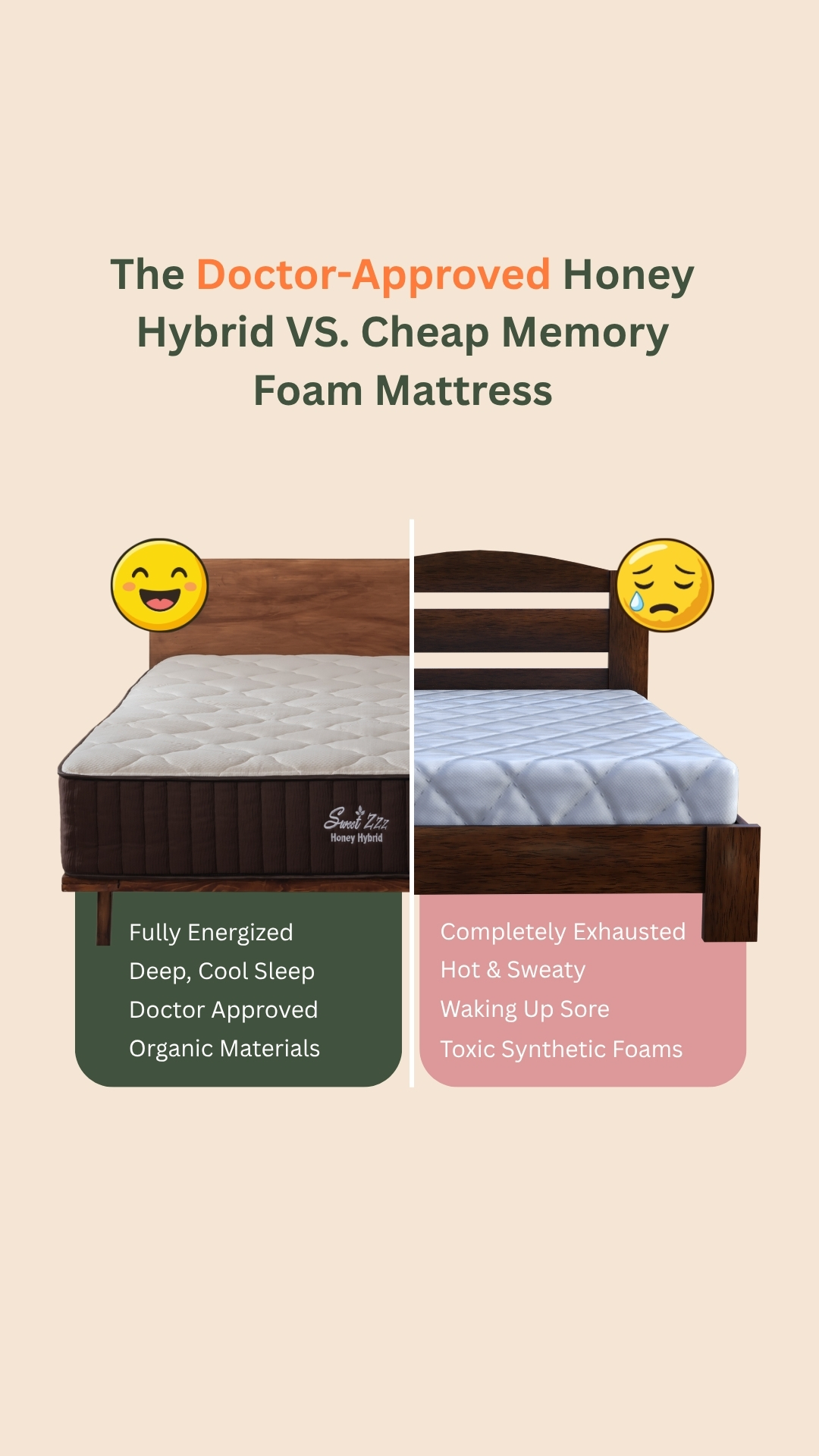 Sweet Zzz Mattress Facebook ad