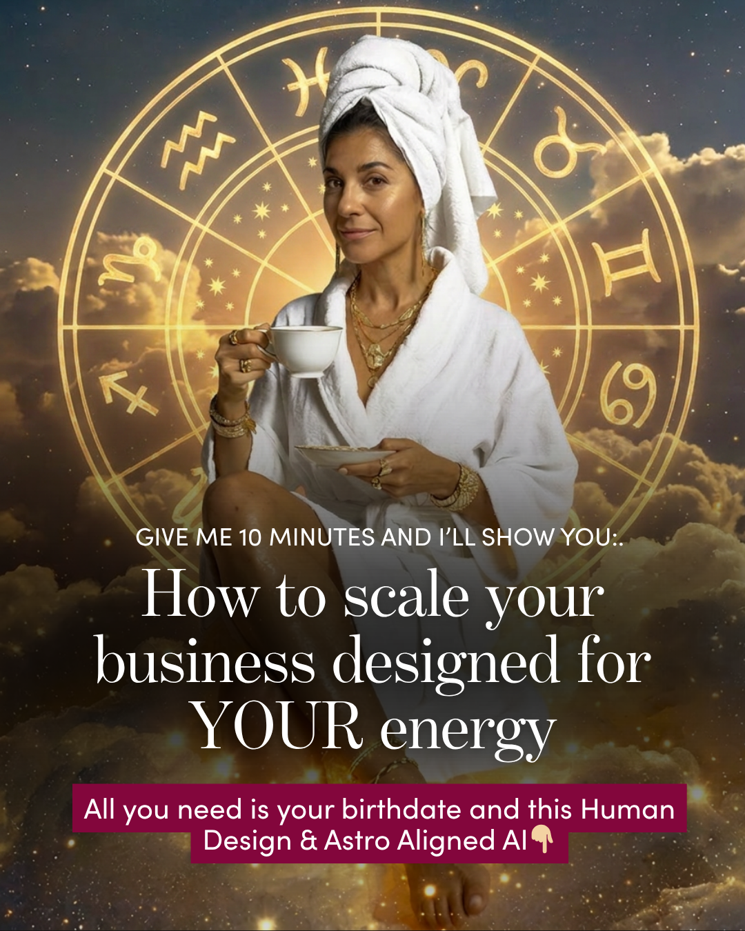 Karla Maree - Feminine Biz Mentor + Human Design & Astro Strategy Facebook ad