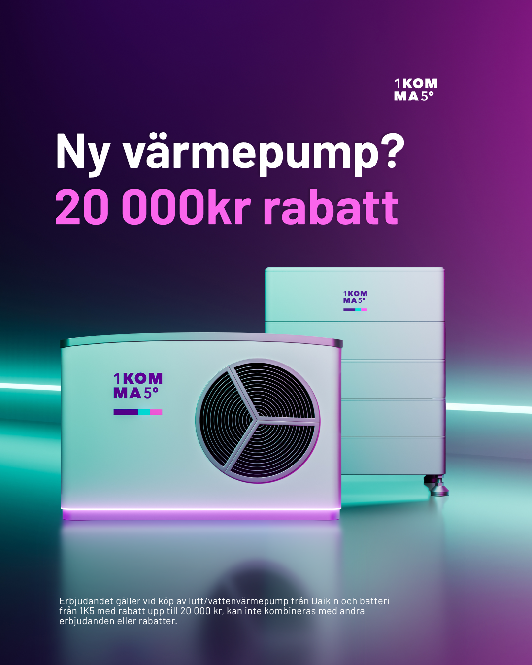 1KOMMA5 Sverige Facebook ad