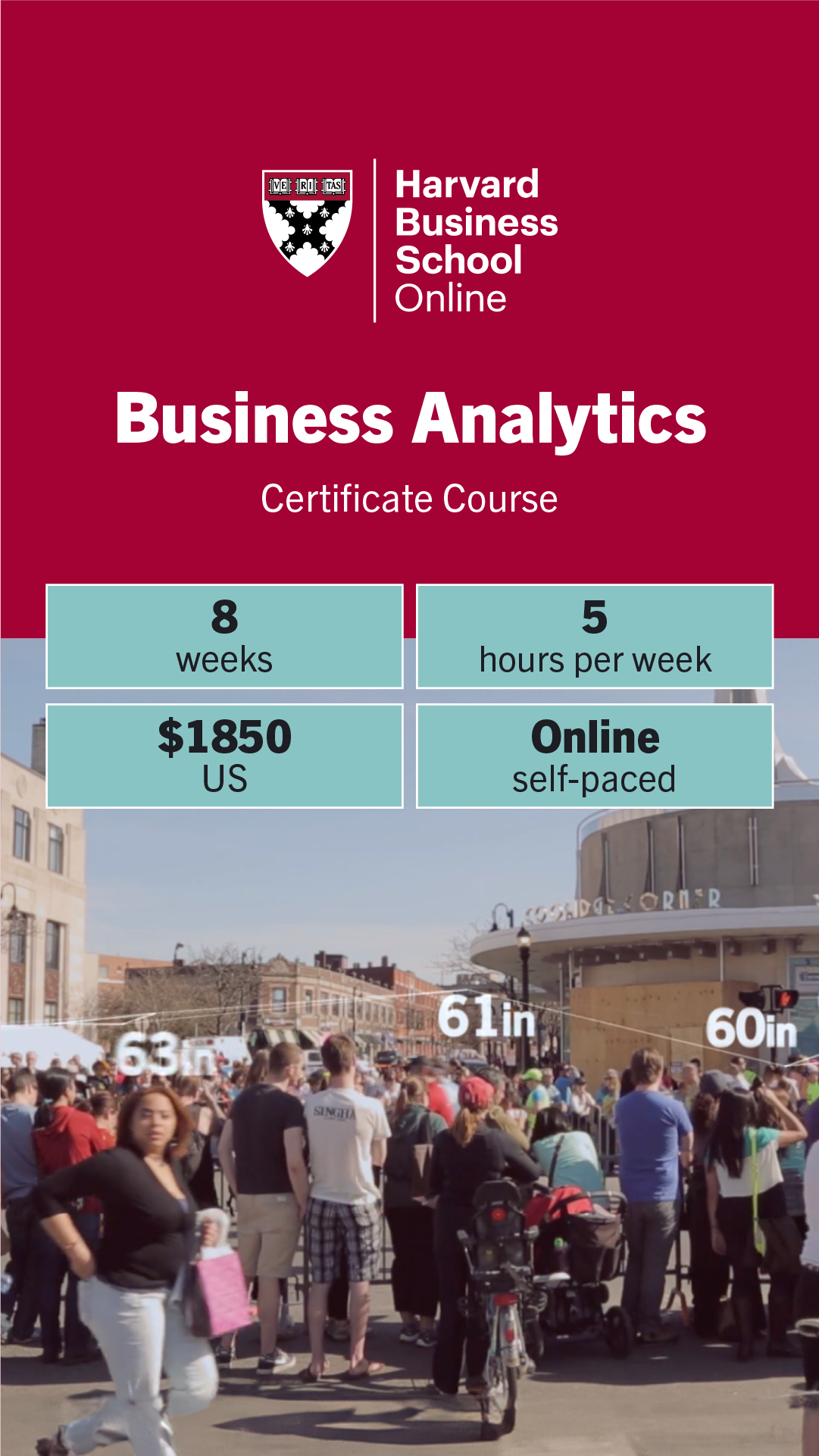 Harvard Business School Online Facebook ad