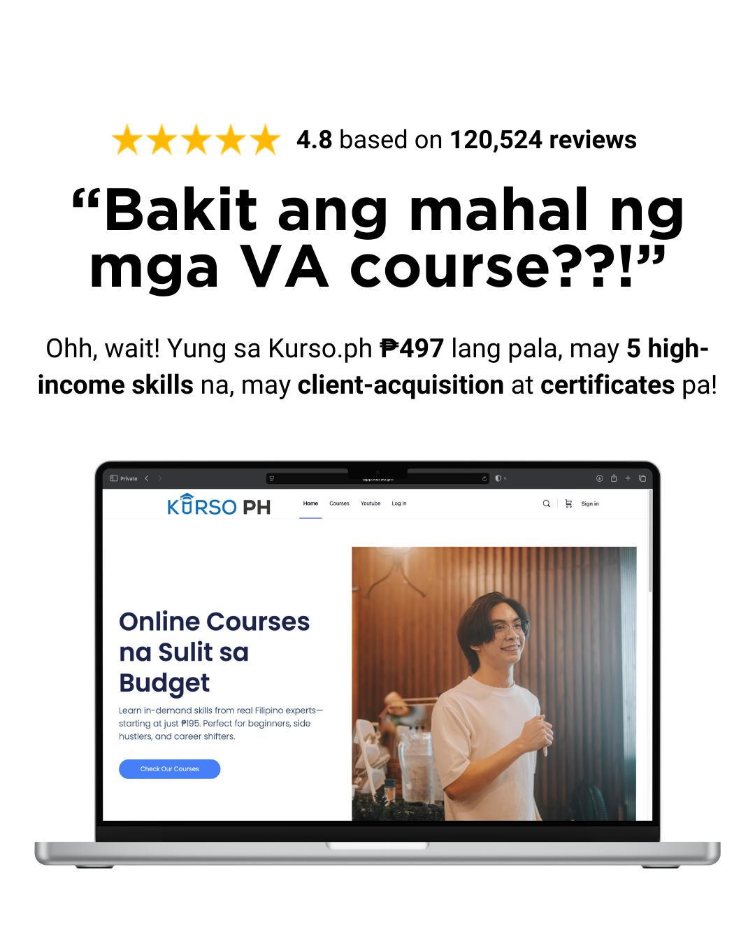 Kurso.ph Facebook ad