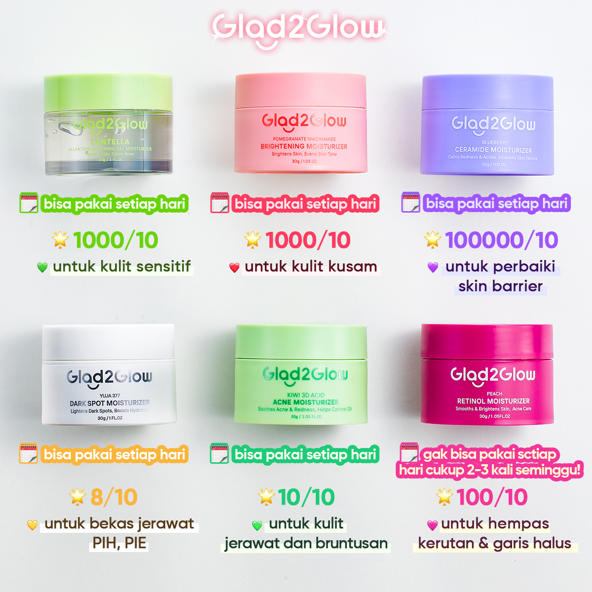 Glad 2 Glow/Indonesia Facebook ad