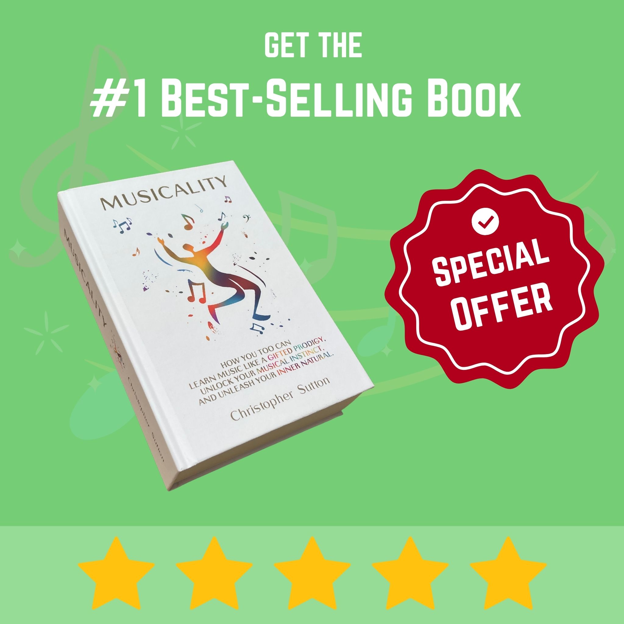 The Musicality Book Facebook ad