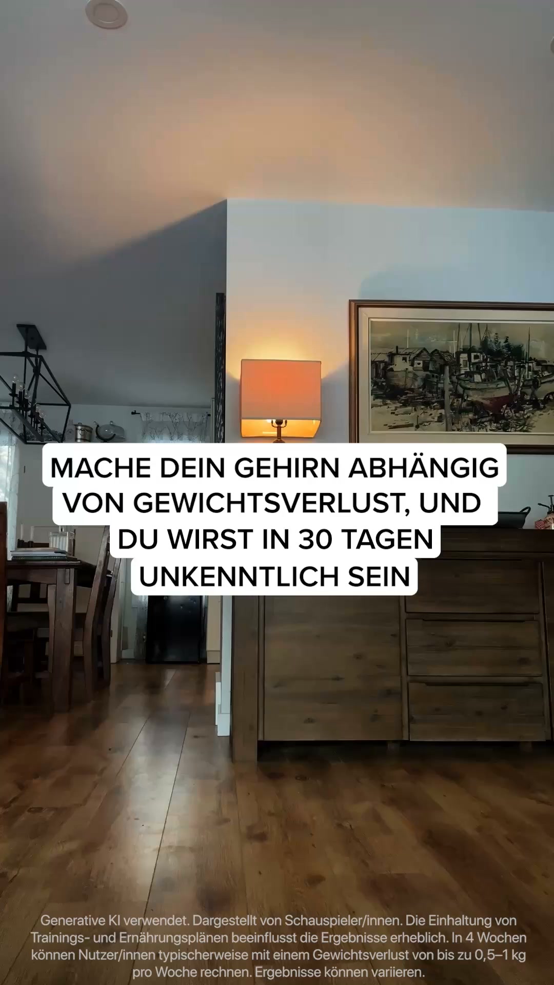 Kure for Hypnotherapy Facebook ad: Schließ die Augen. Verändere alles