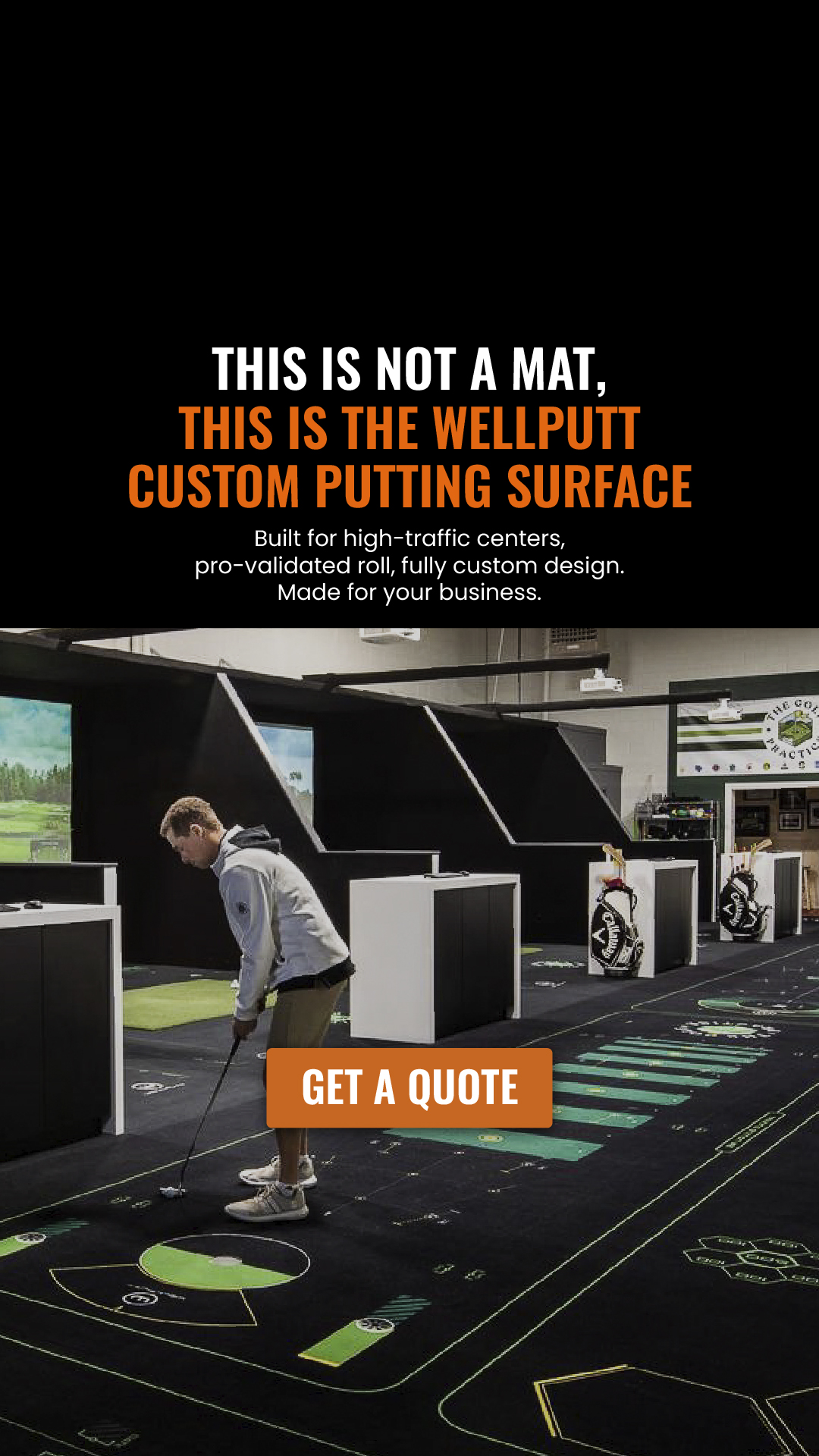 Wellputt Golf Facebook ad