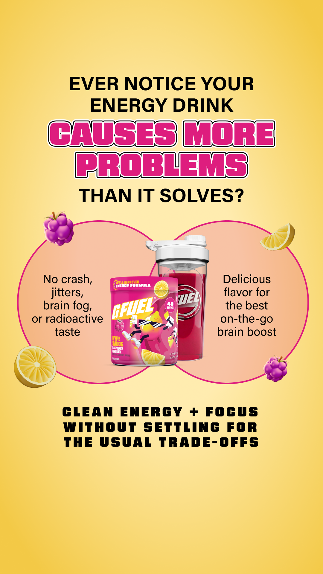G FUEL Facebook ad