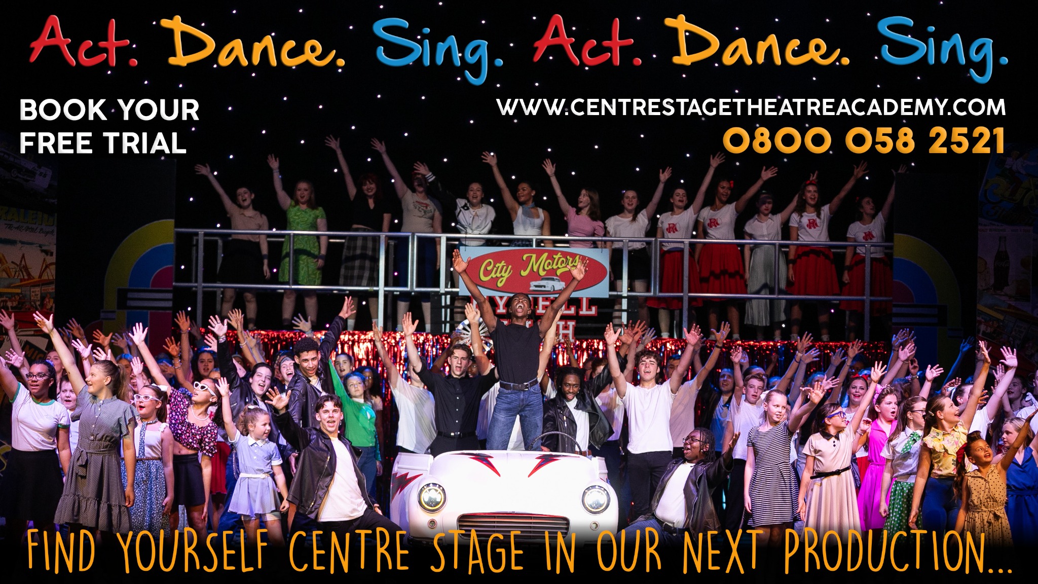 Centre Stage Theatre Academy Facebook ad