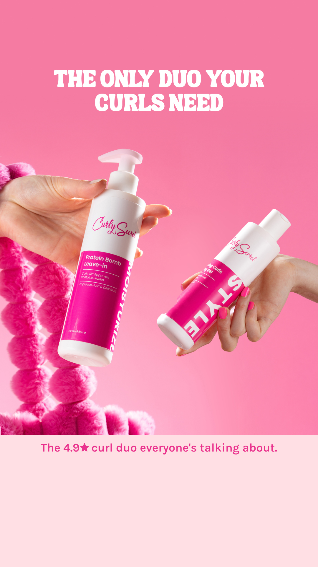 Curly Secret Facebook ad
