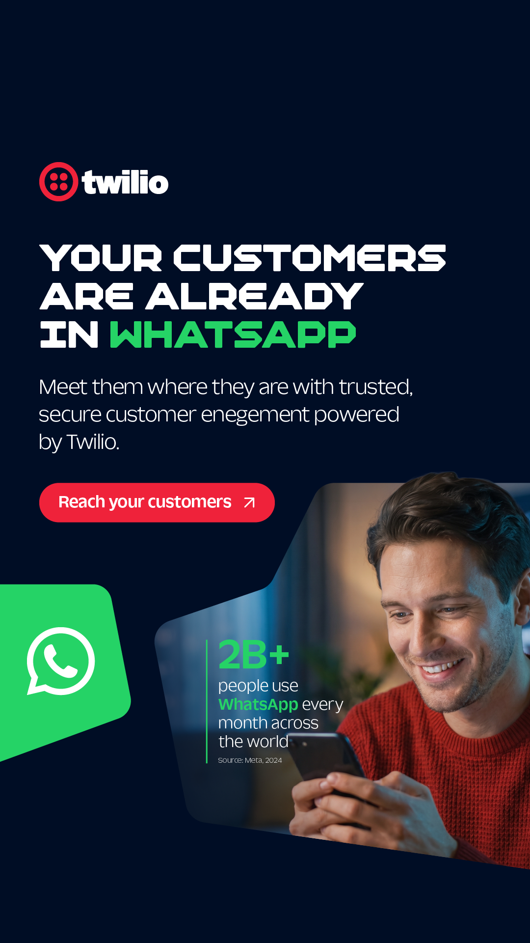 Twilio Facebook ad