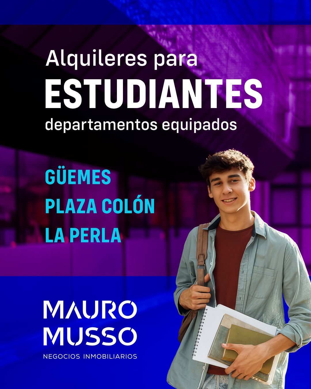 Mauro Musso Negocios Inmobiliarios Facebook ad: Tu departamento en Mar del Plata