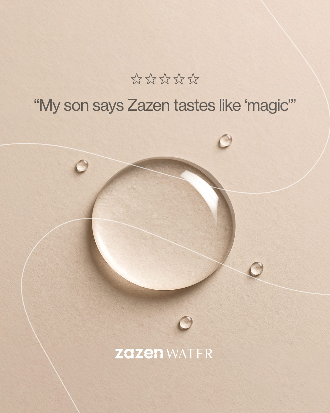 zazen Alkaline Water Facebook ad