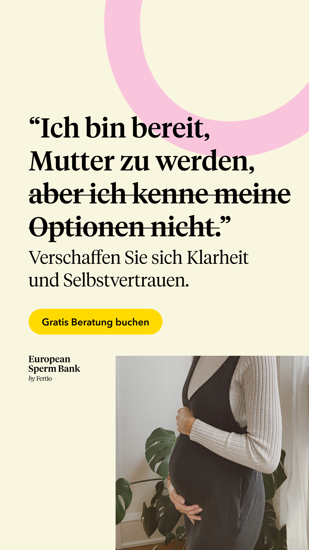 European Sperm Bank Facebook ad