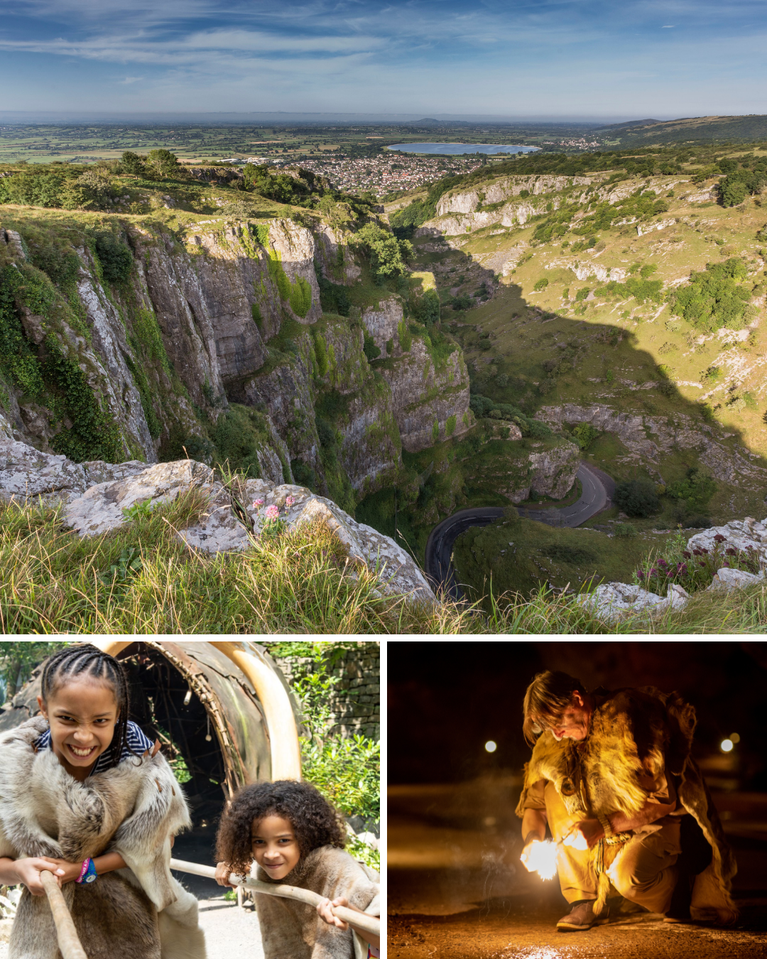 Cheddar Gorge & Caves Facebook ad