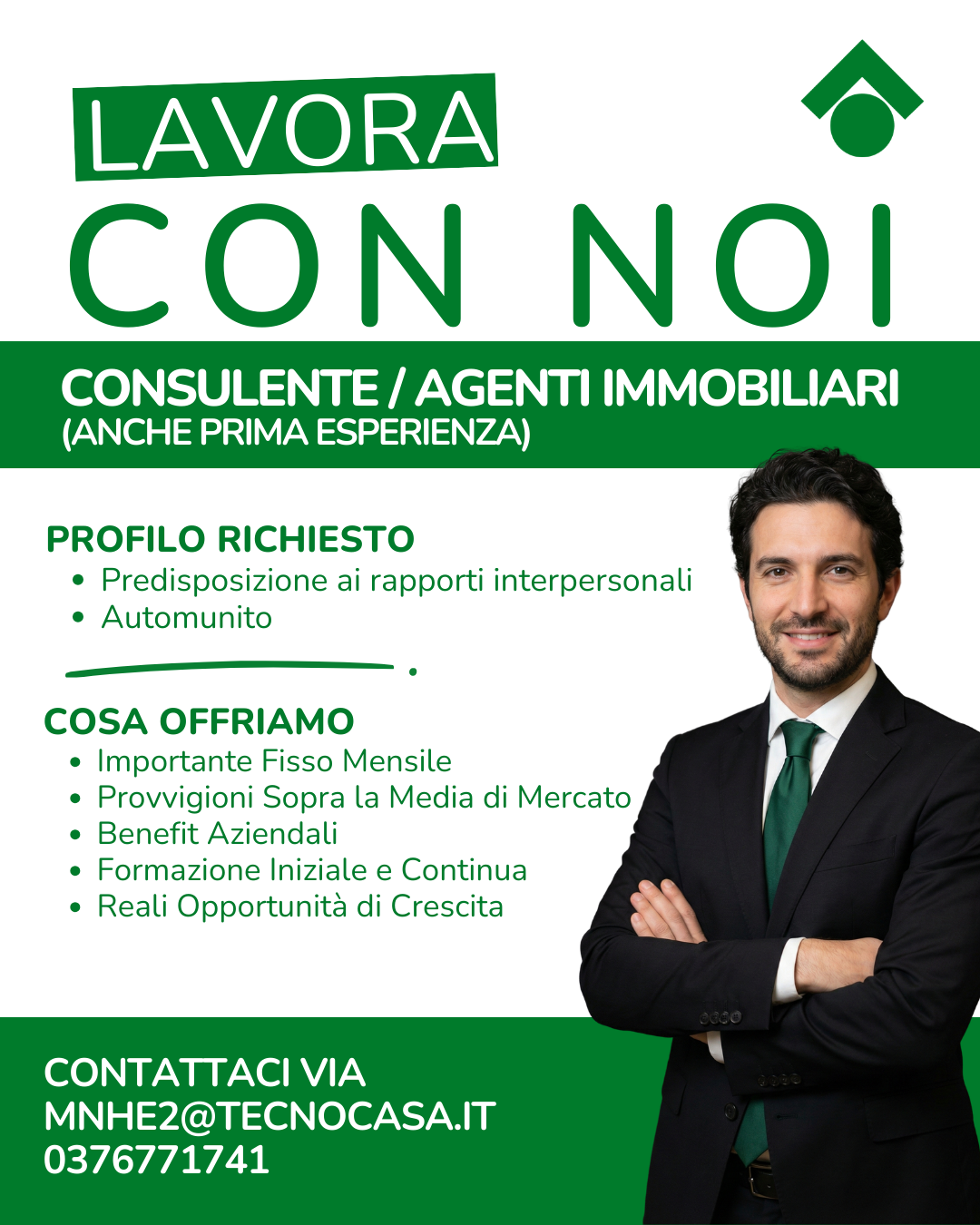 Agenzia Tecnocasa Castel Goffredo Facebook ad: Lavora con Noi!