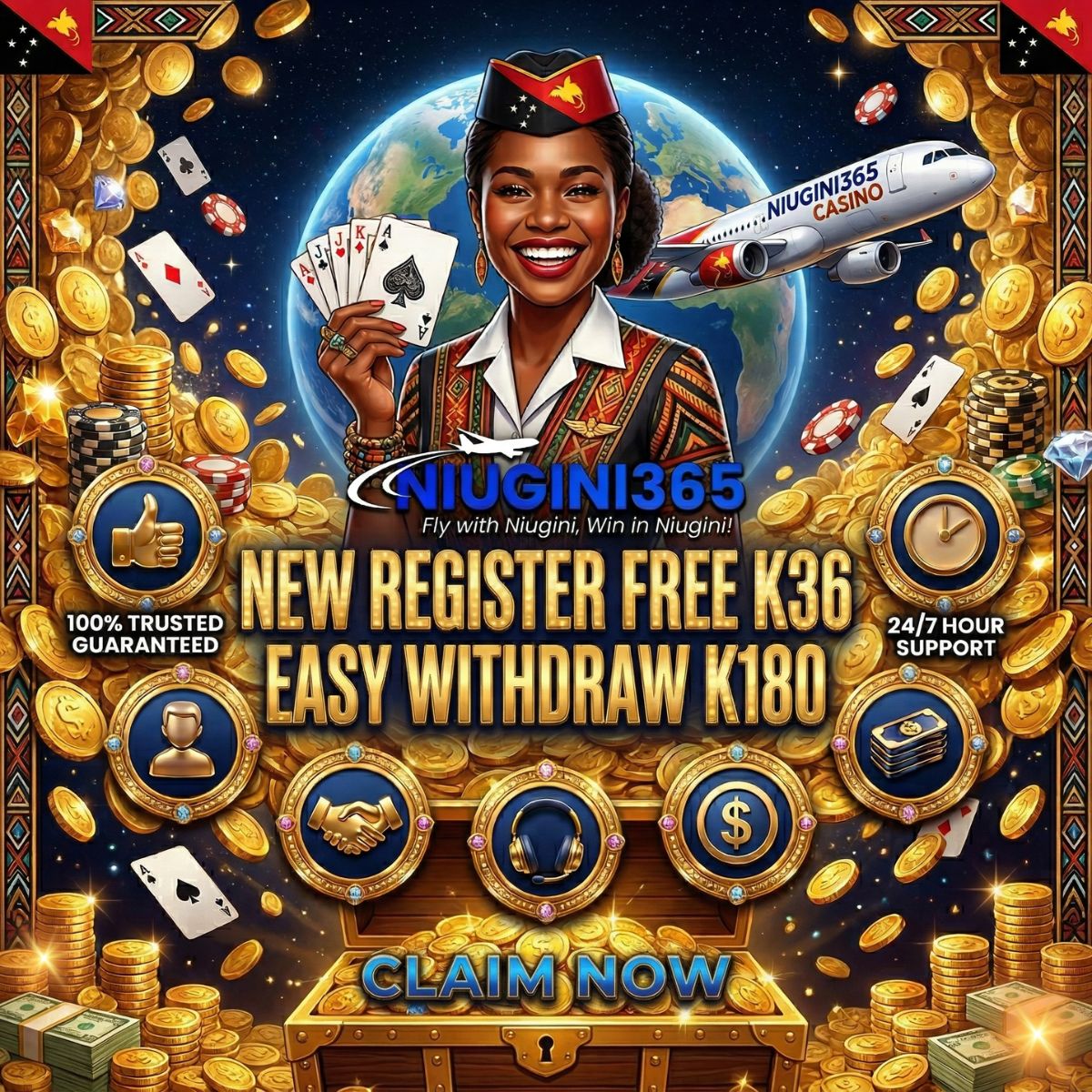 Niugini365 PGK Facebook ad: Wantok let's join now