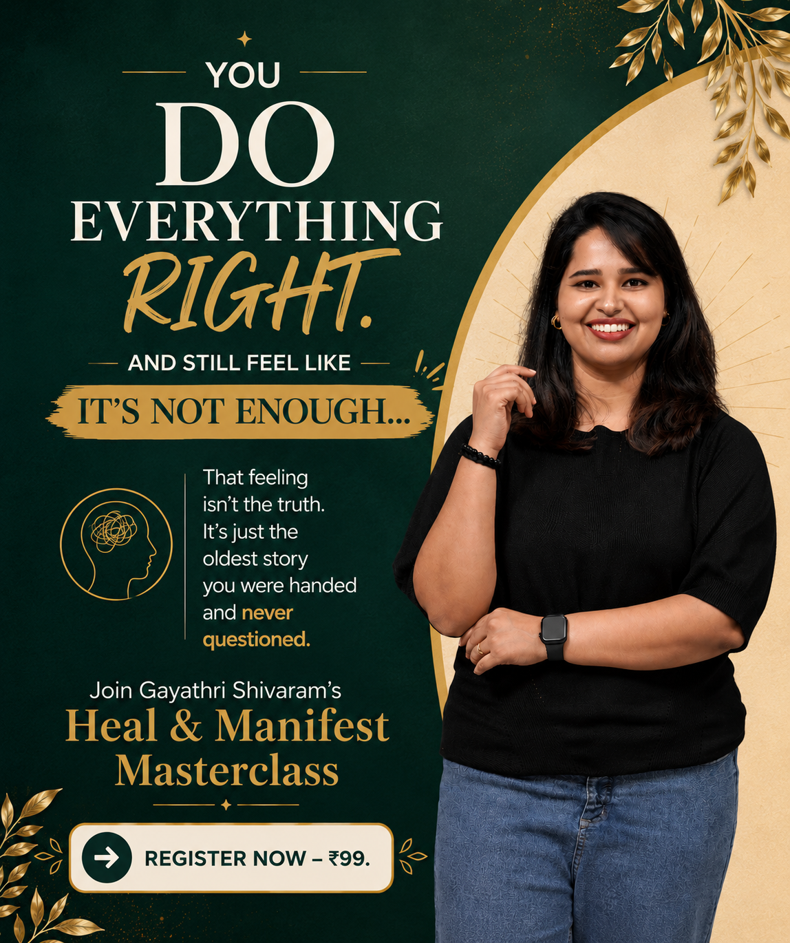 Gayathri Shivaram Facebook ad