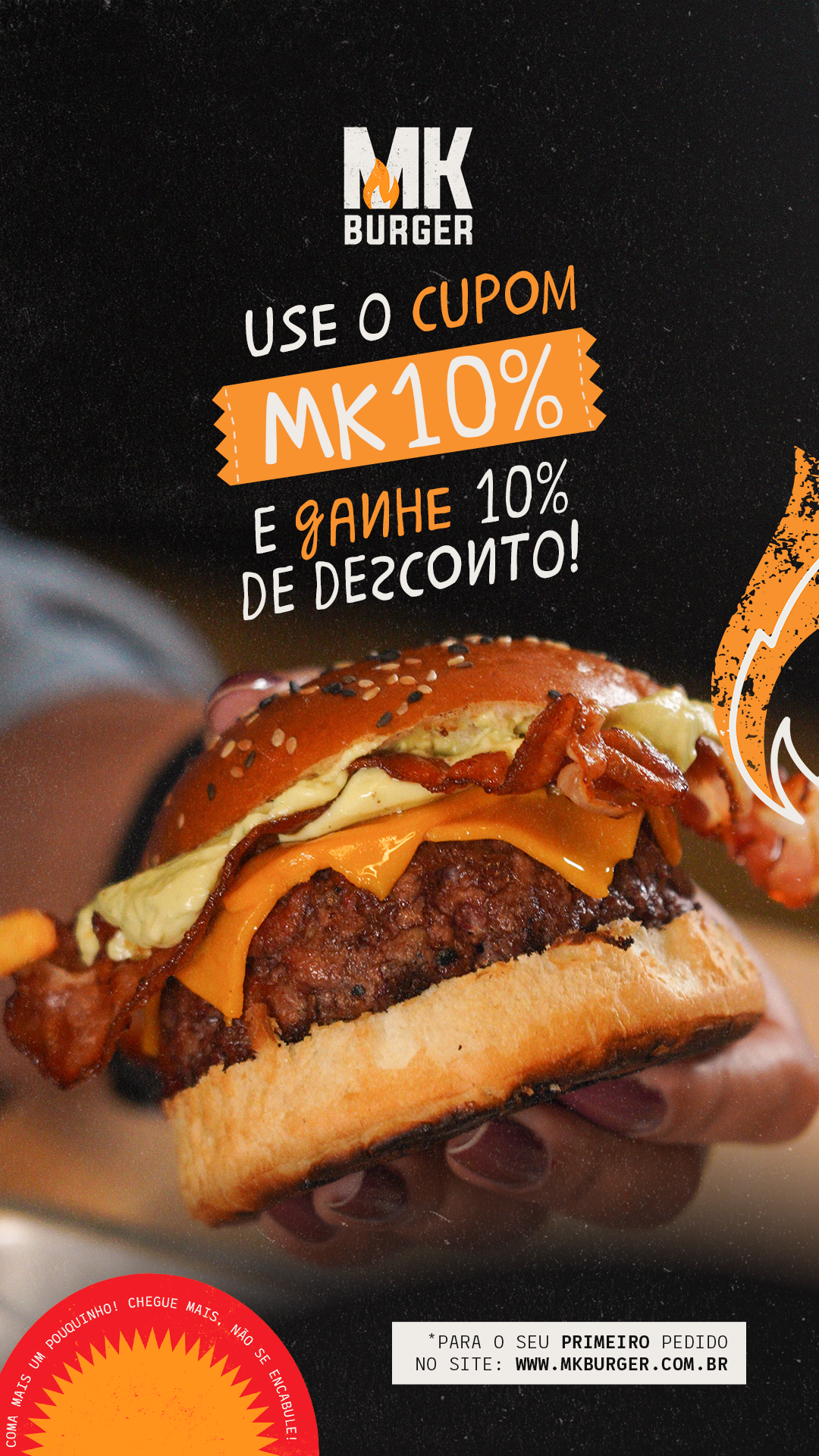 MK Burger Facebook ad