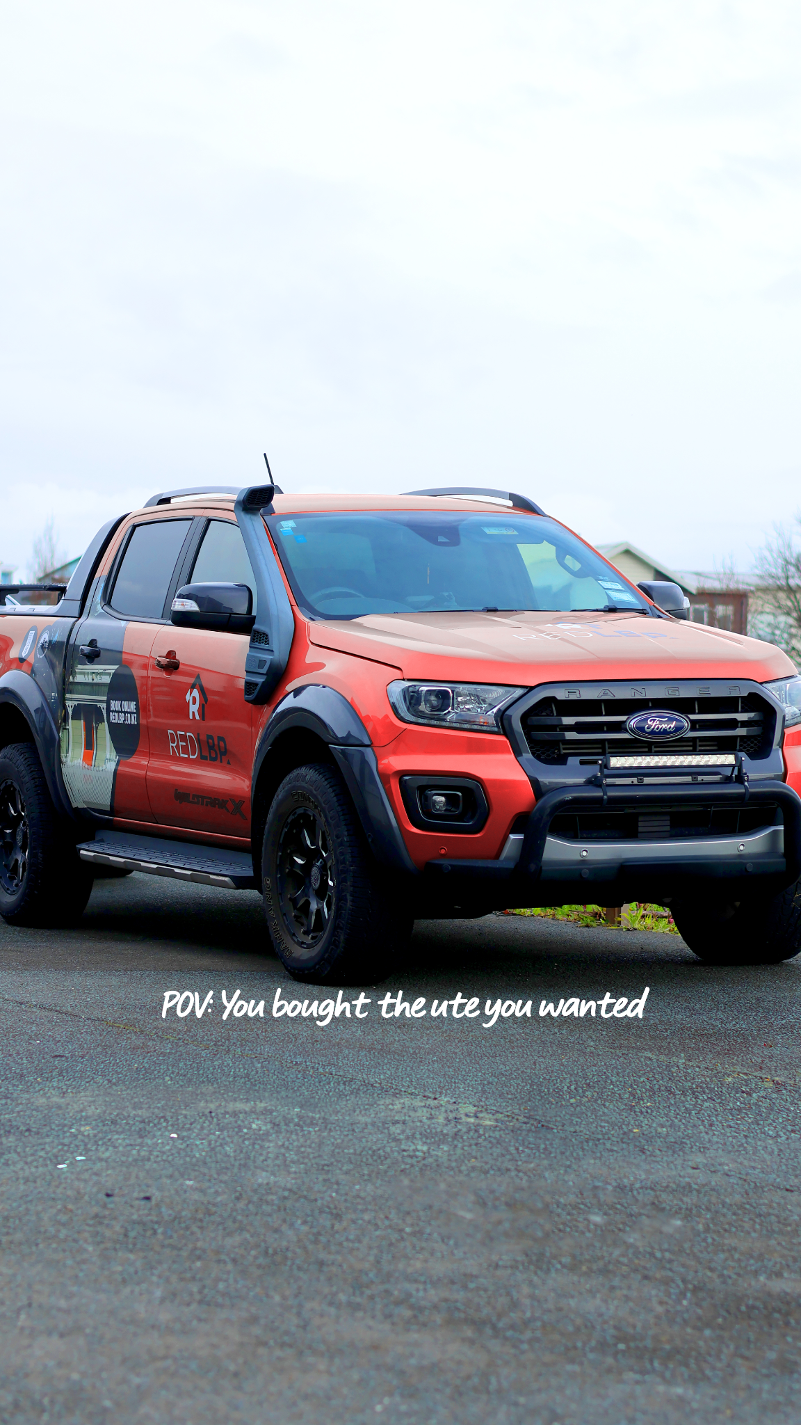 Red LBP Building Inspections NZ Facebook ad: Make it Happen. Join Red.