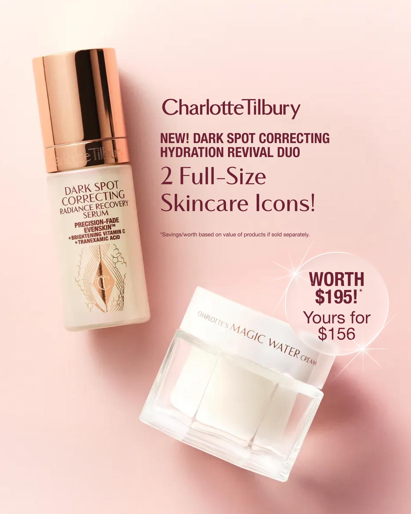 Charlotte Tilbury Skincare Facebook ad