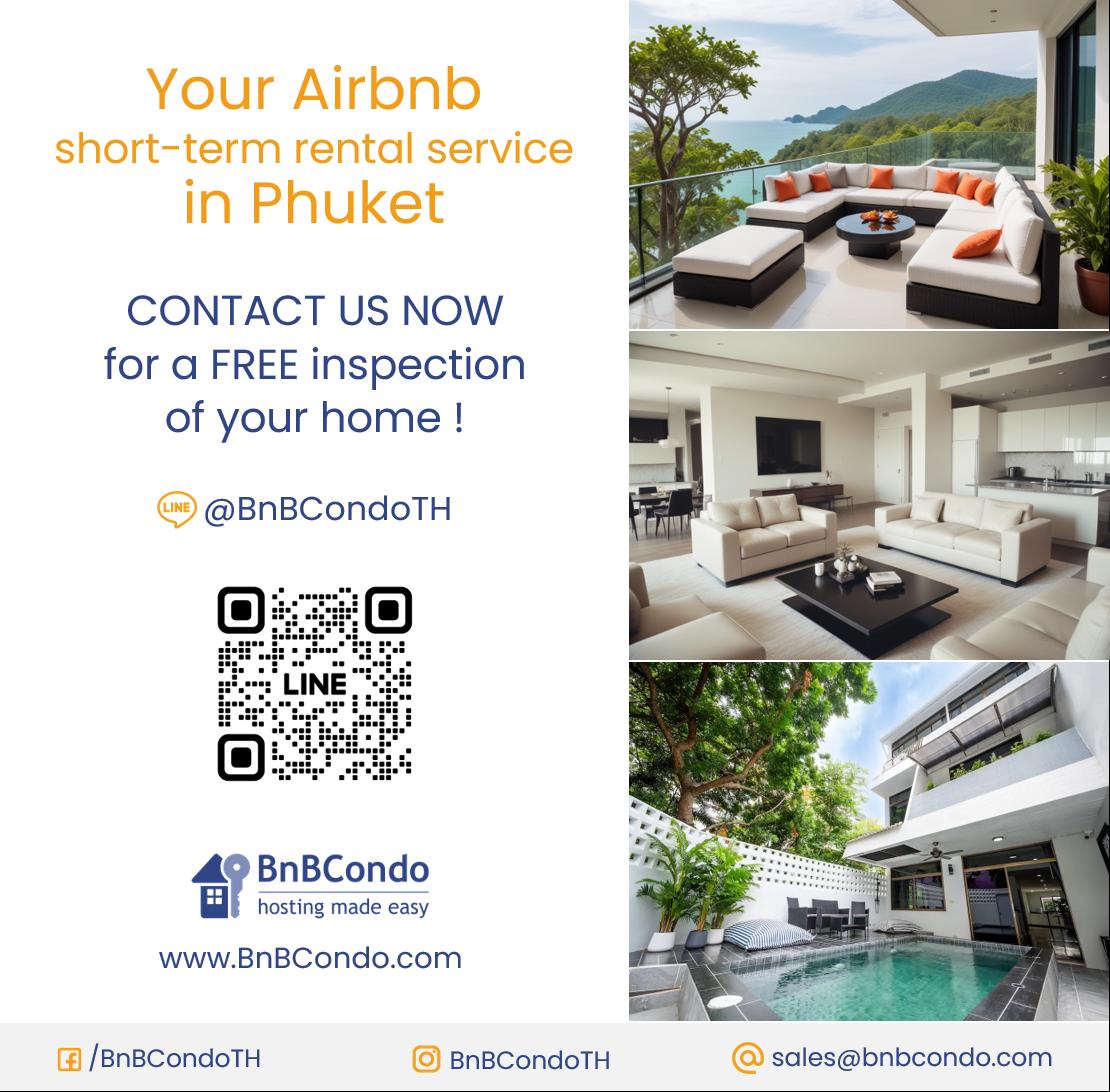 BnBCondo Facebook ad: Phuket Airbnb Management
