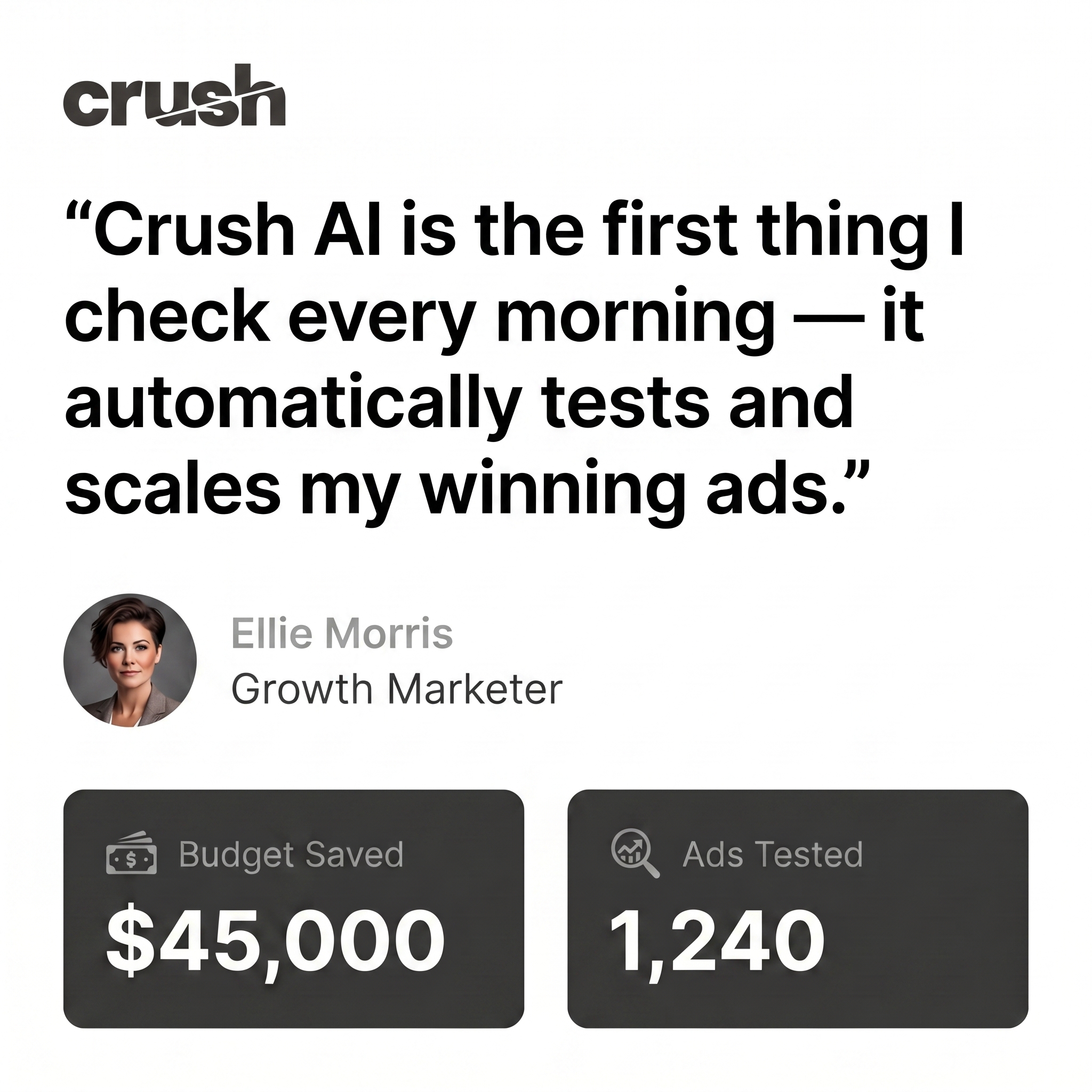 trycrush.ai Facebook ad