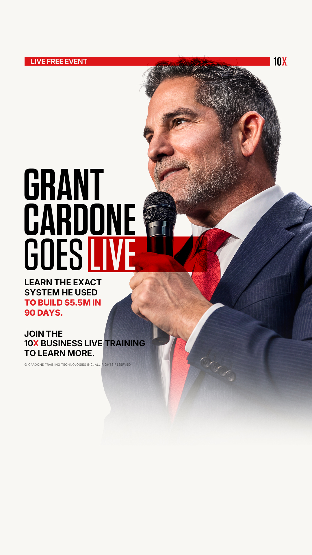 Grant Cardone Facebook ad