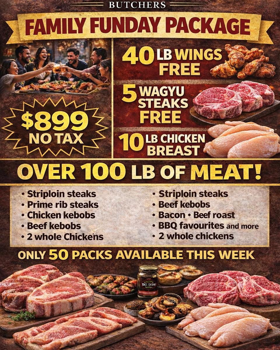 Delzotto Butchershop Innisfil Facebook ad: � THIS DEAL IS GETTING CRAZY, INNISFIL �