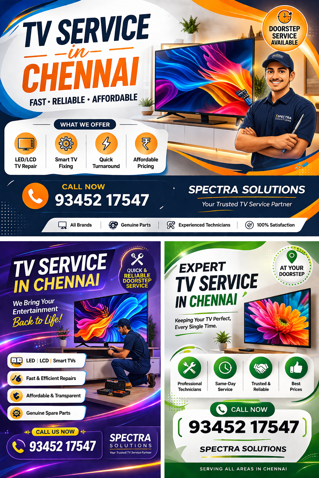 Led Tv Service Spectra Solutions Facebook ad