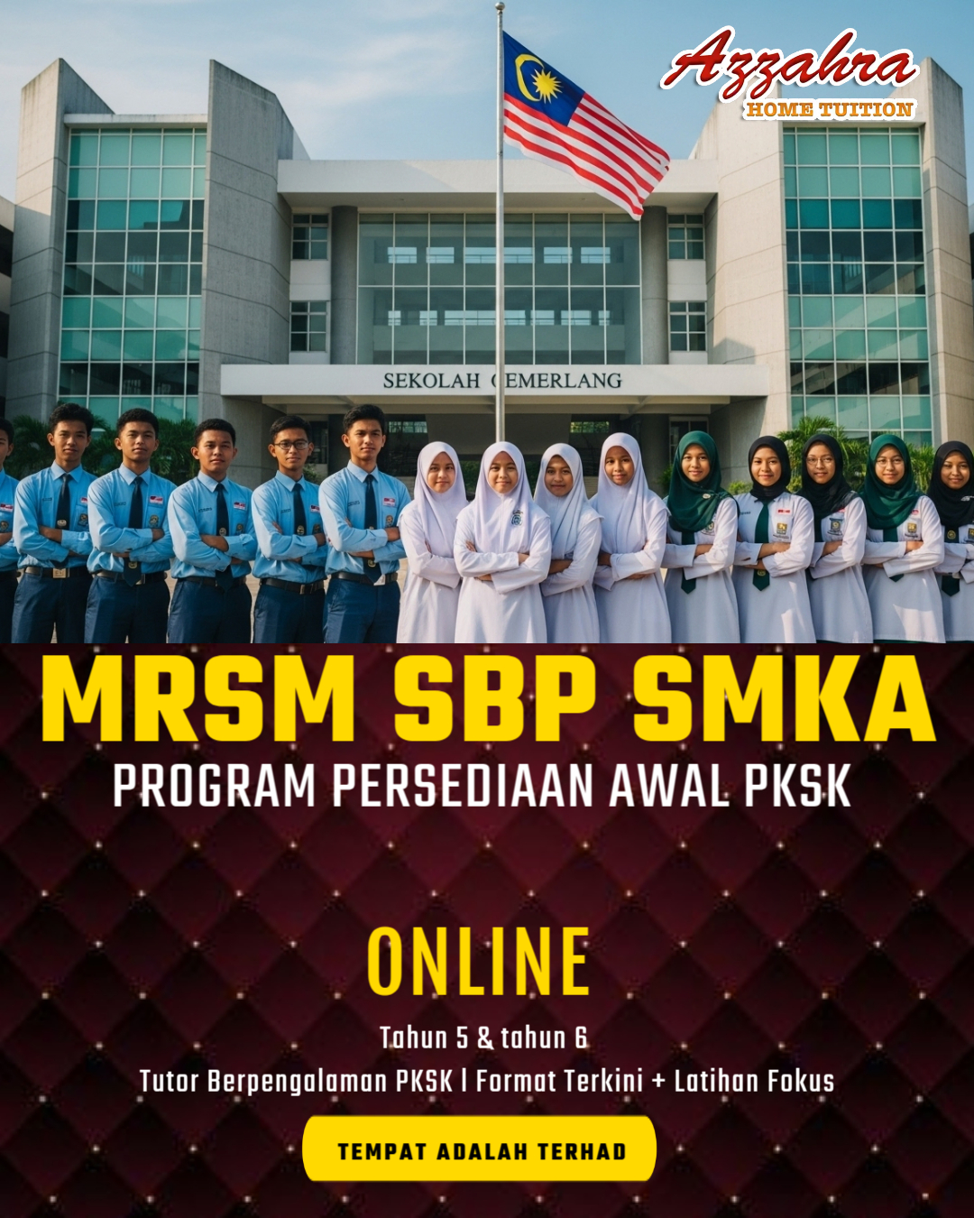 Azzahra Home Tuition HQ Facebook ad: Chat with us