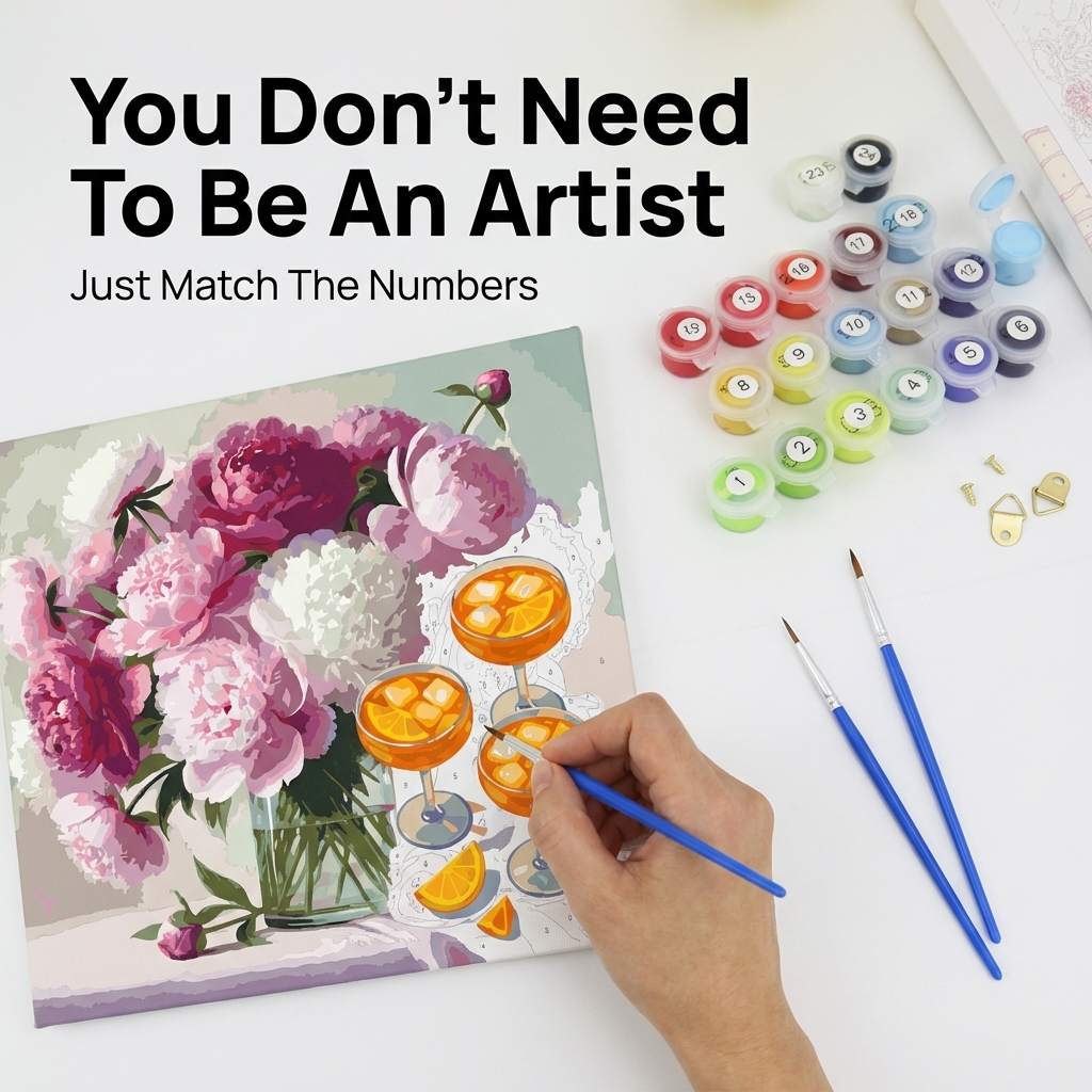 Paint by Numbers - DIY Facebook ad