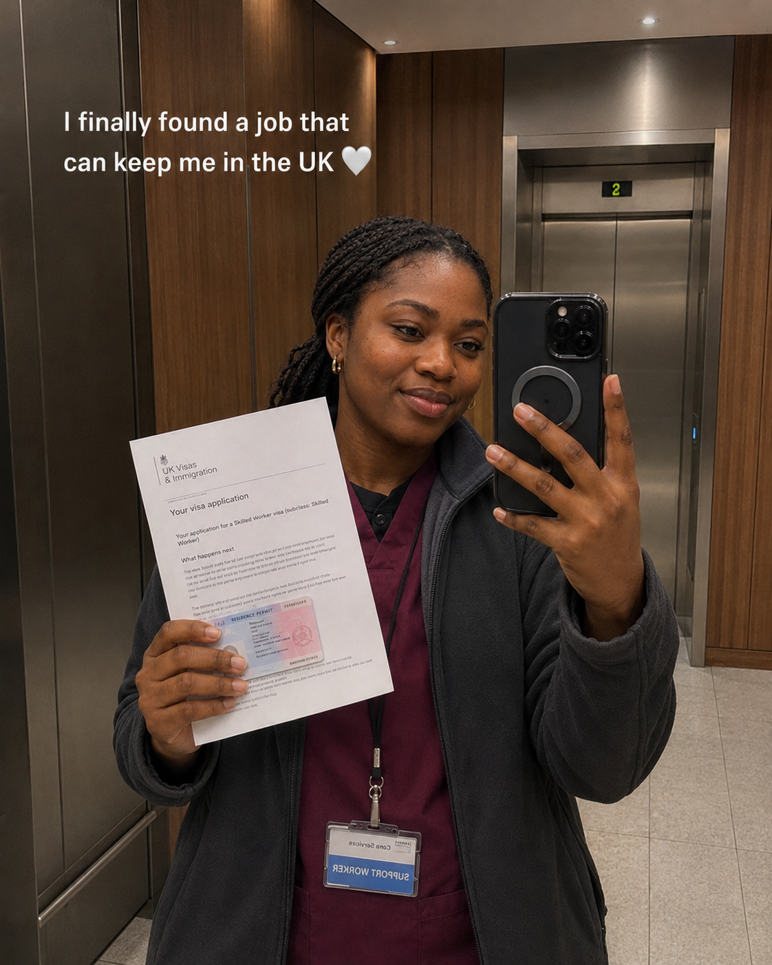 Visa Job Finder Facebook ad