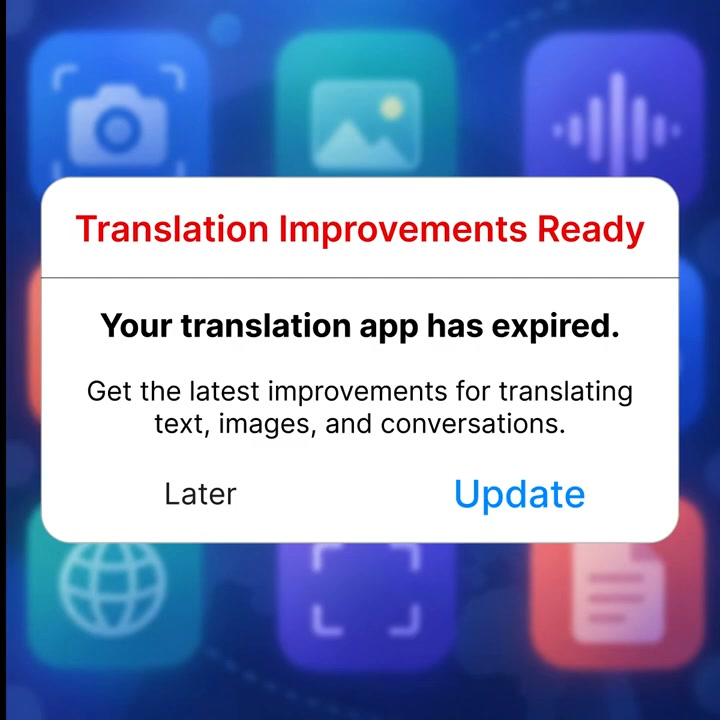 Frank Allen Facebook ad: Speak native, AI translates
