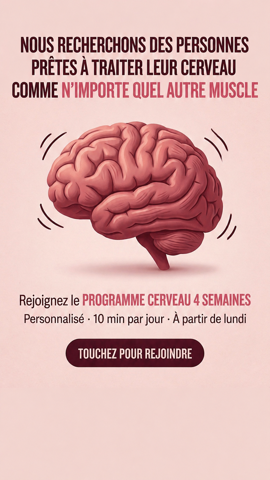 Impulse: Brain Training & Self-Discovery Facebook ad