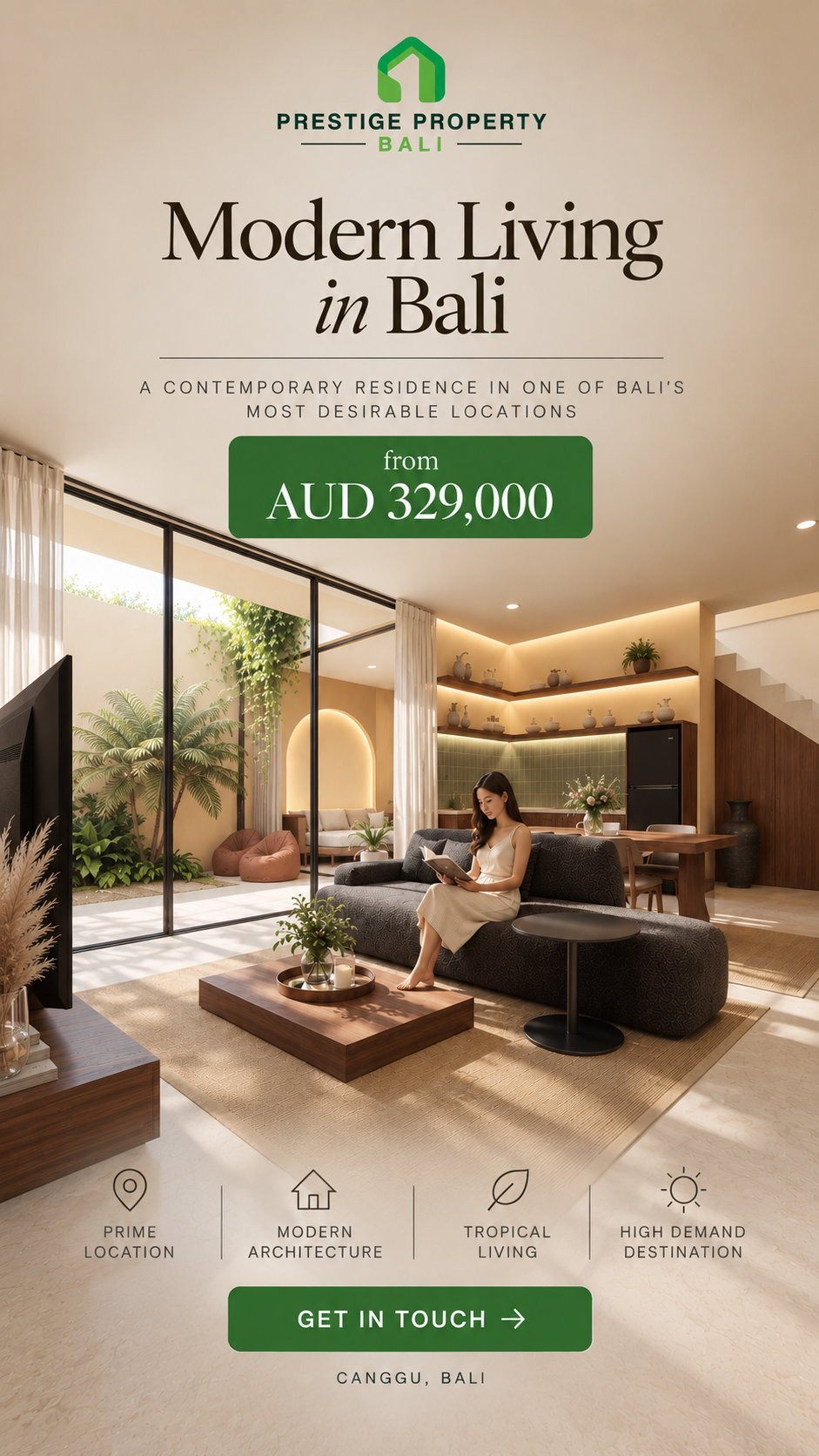 Prestige Property Bali Facebook ad: Only 12 Luxury Residences Available