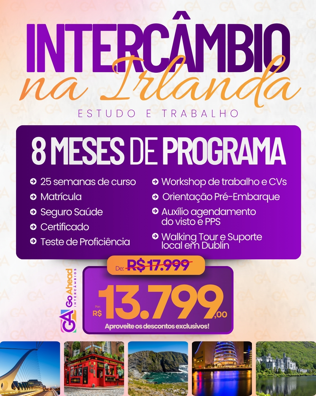 Go Ahead Intercâmbios Facebook ad from Jul 8, 2026