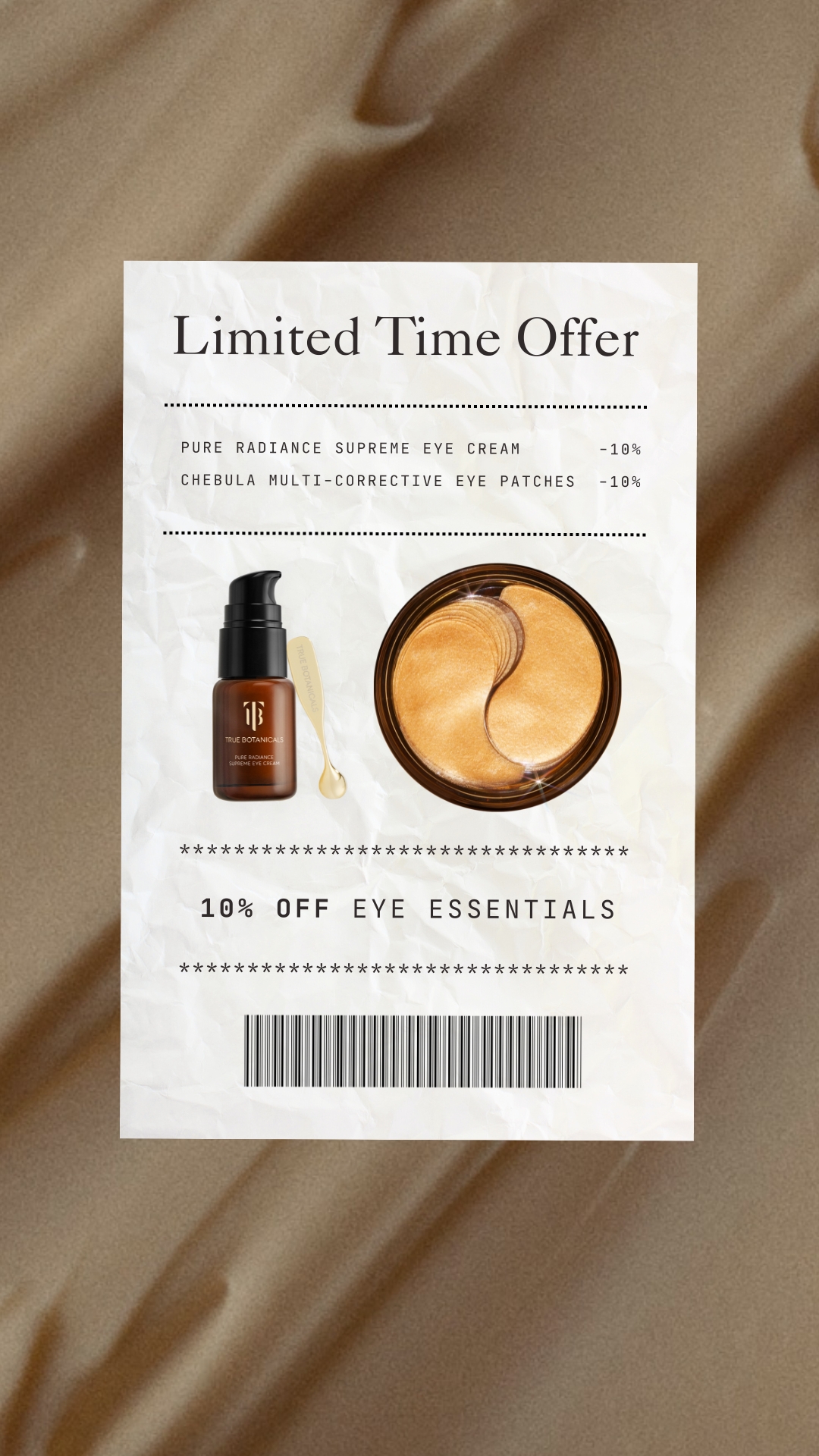 True Botanicals Facebook ad
