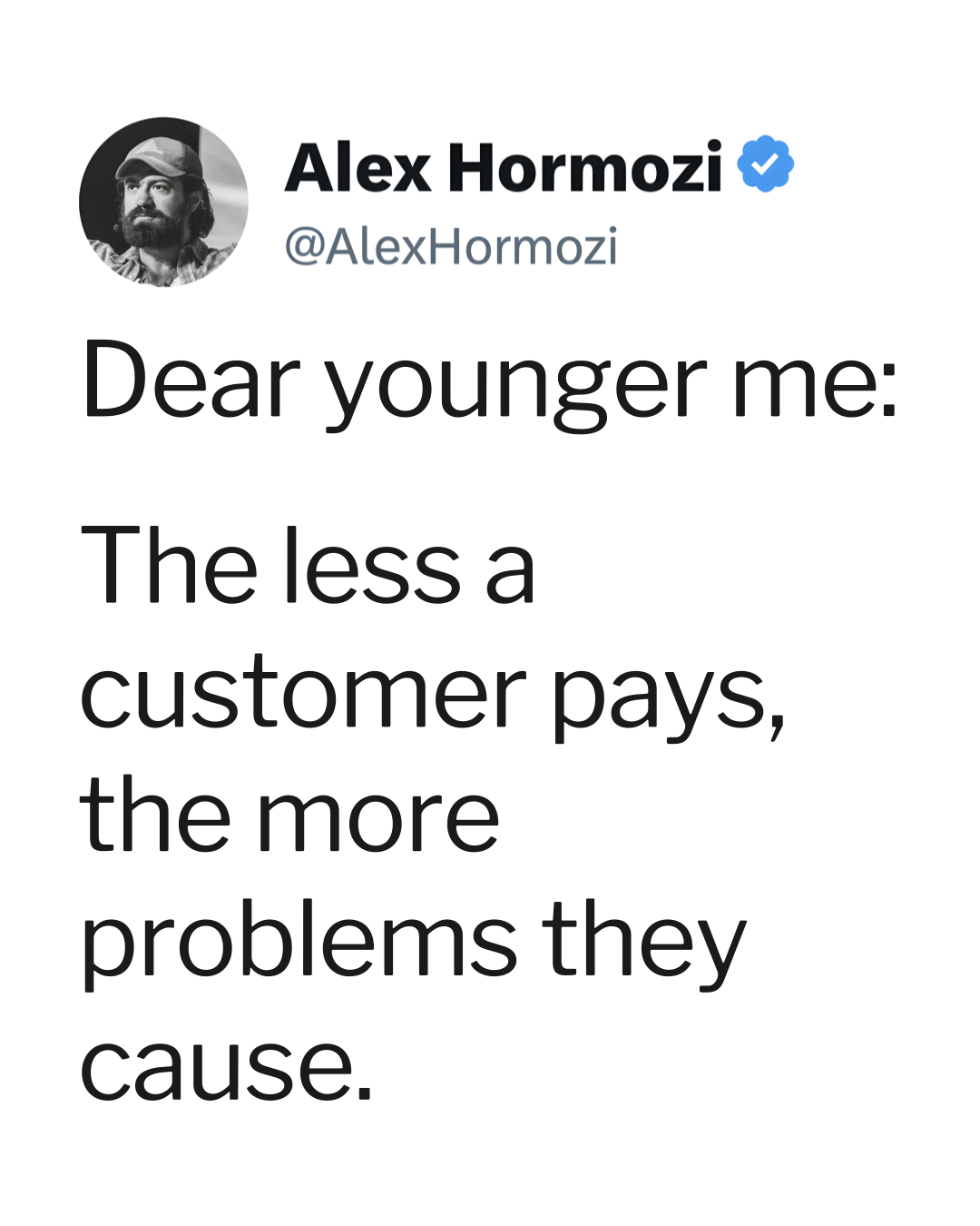 Alex Hormozi Facebook ad