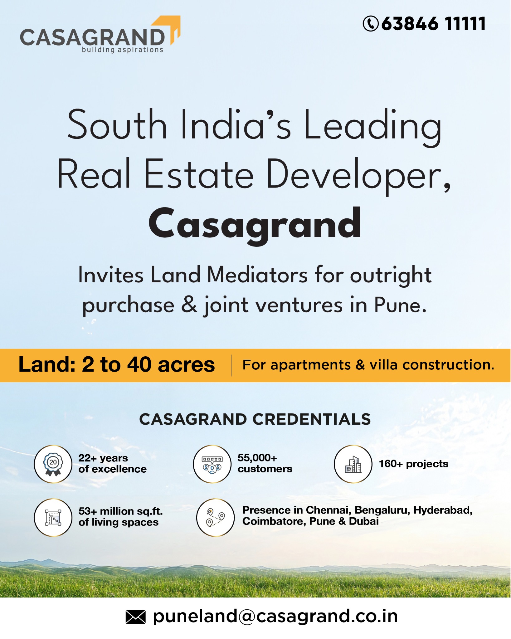 Land Acquisition - Pune Facebook ad