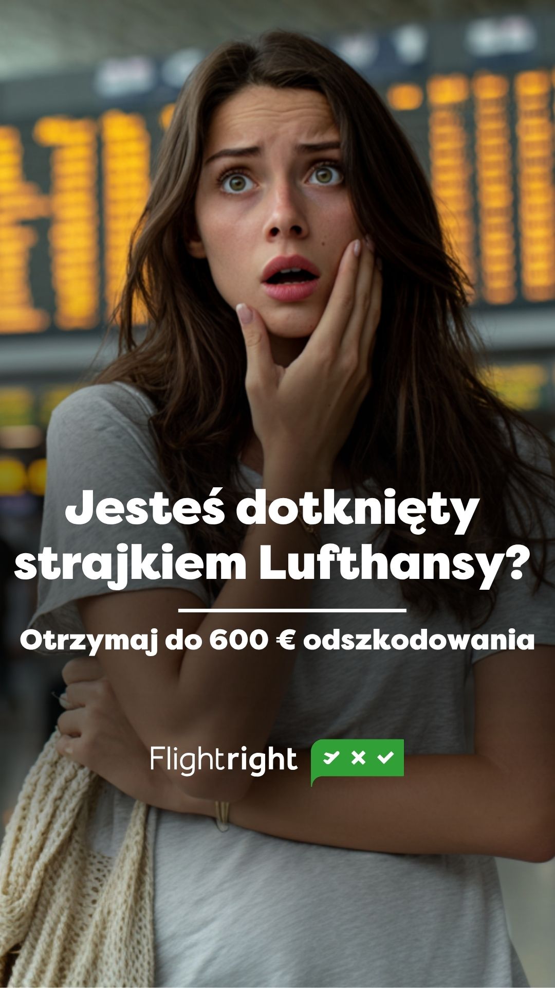 Flightright Facebook ad