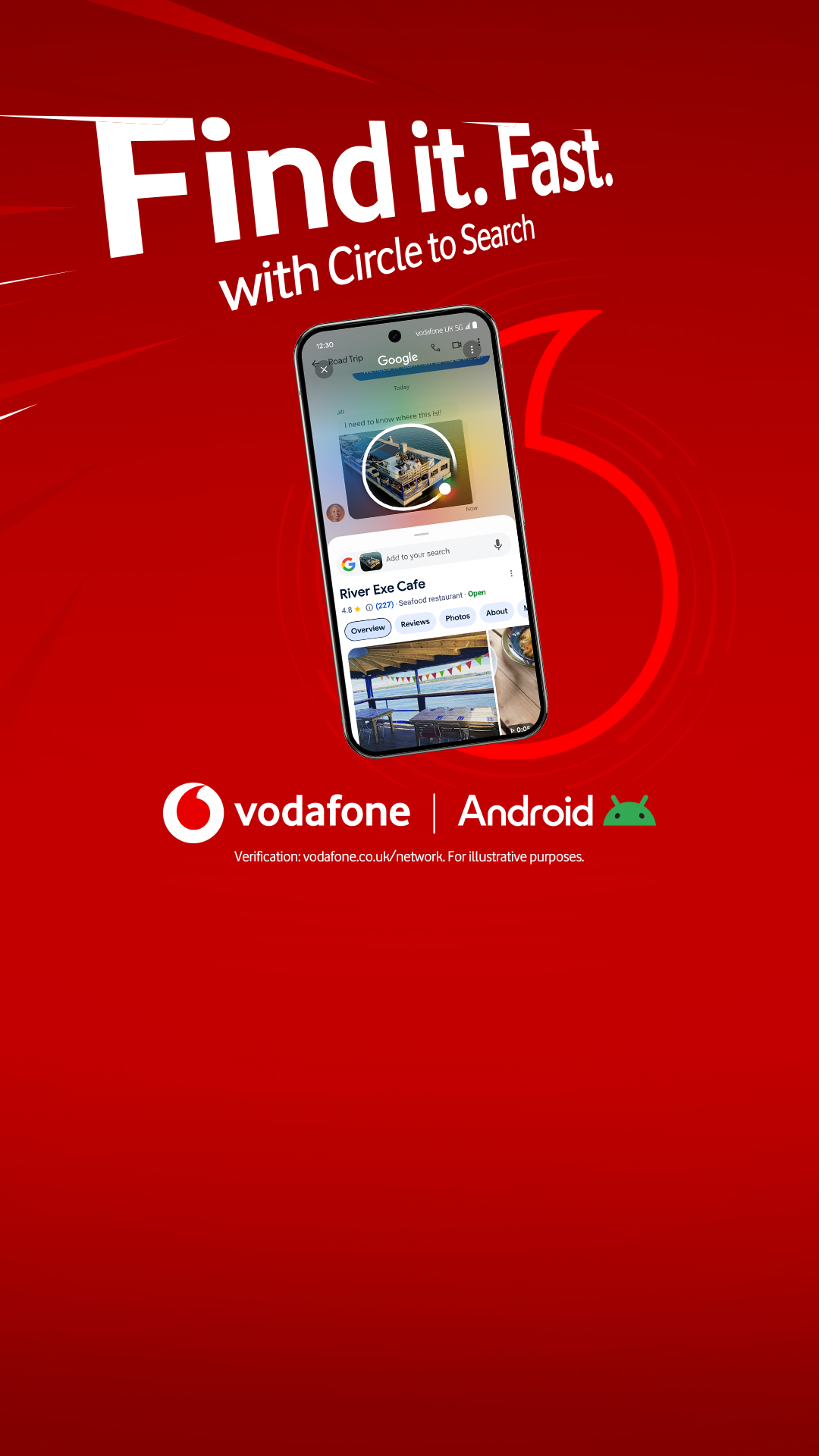 Vodafone UK Facebook ad