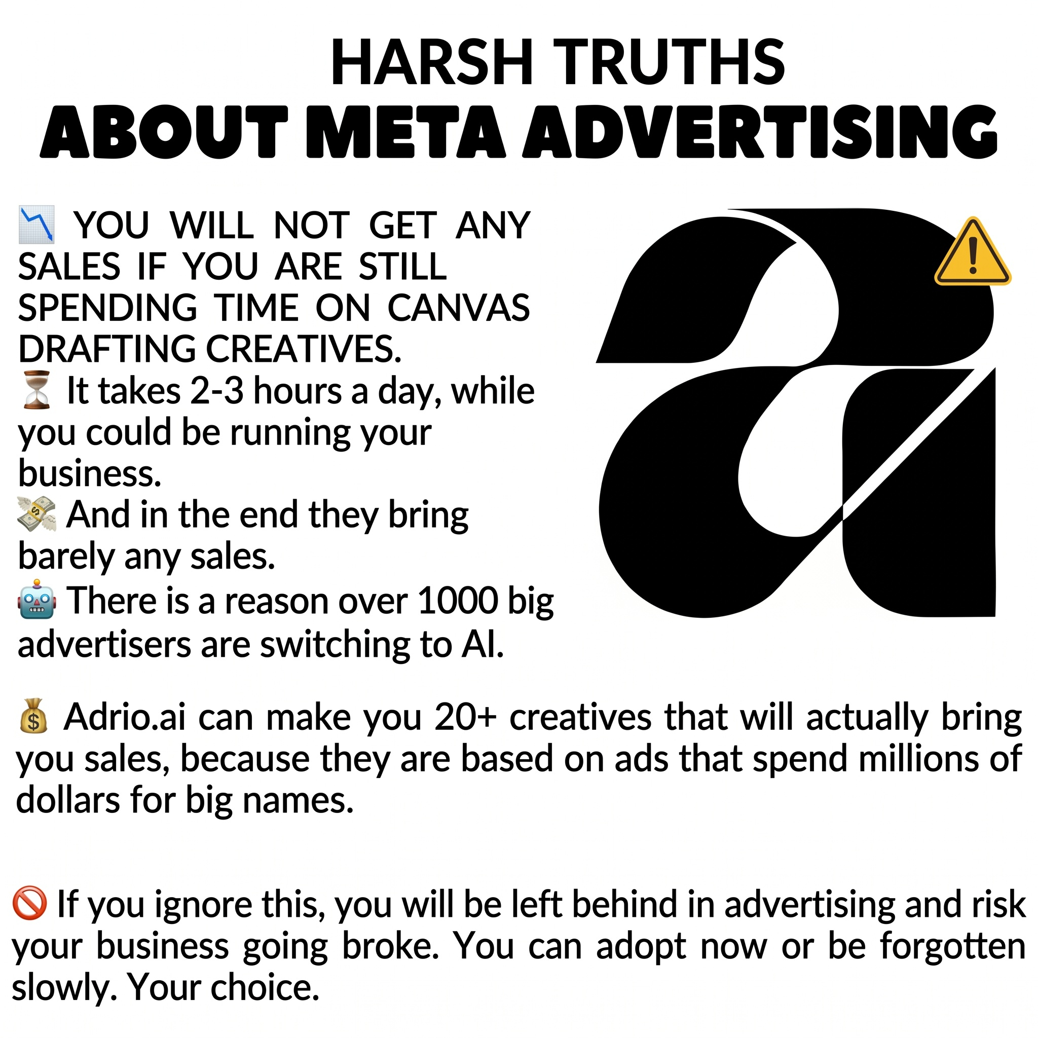 Adrio AI Facebook ad