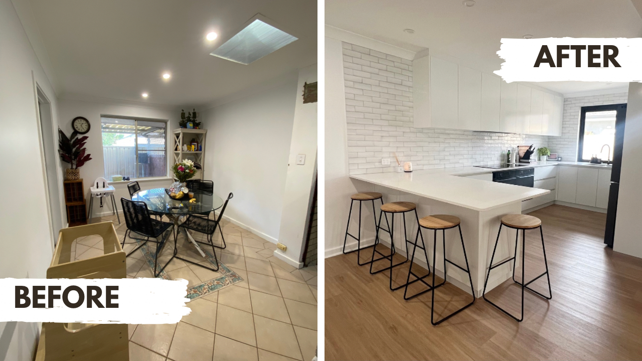 On Cue Renovations Facebook ad: Kitchen Renovation