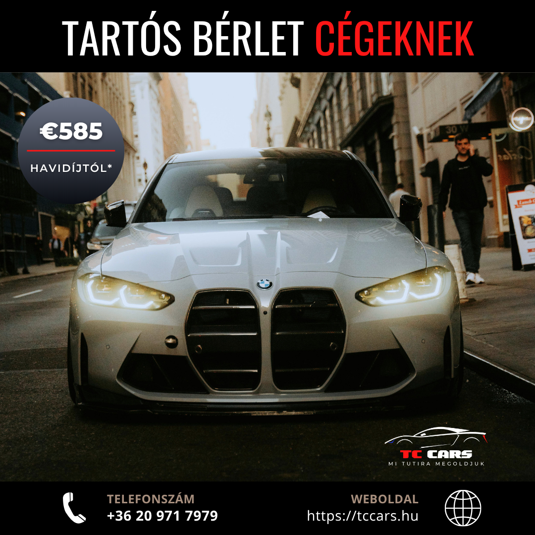 TCcars Group Facebook ad: Prémium céges autók villámgyorsan!