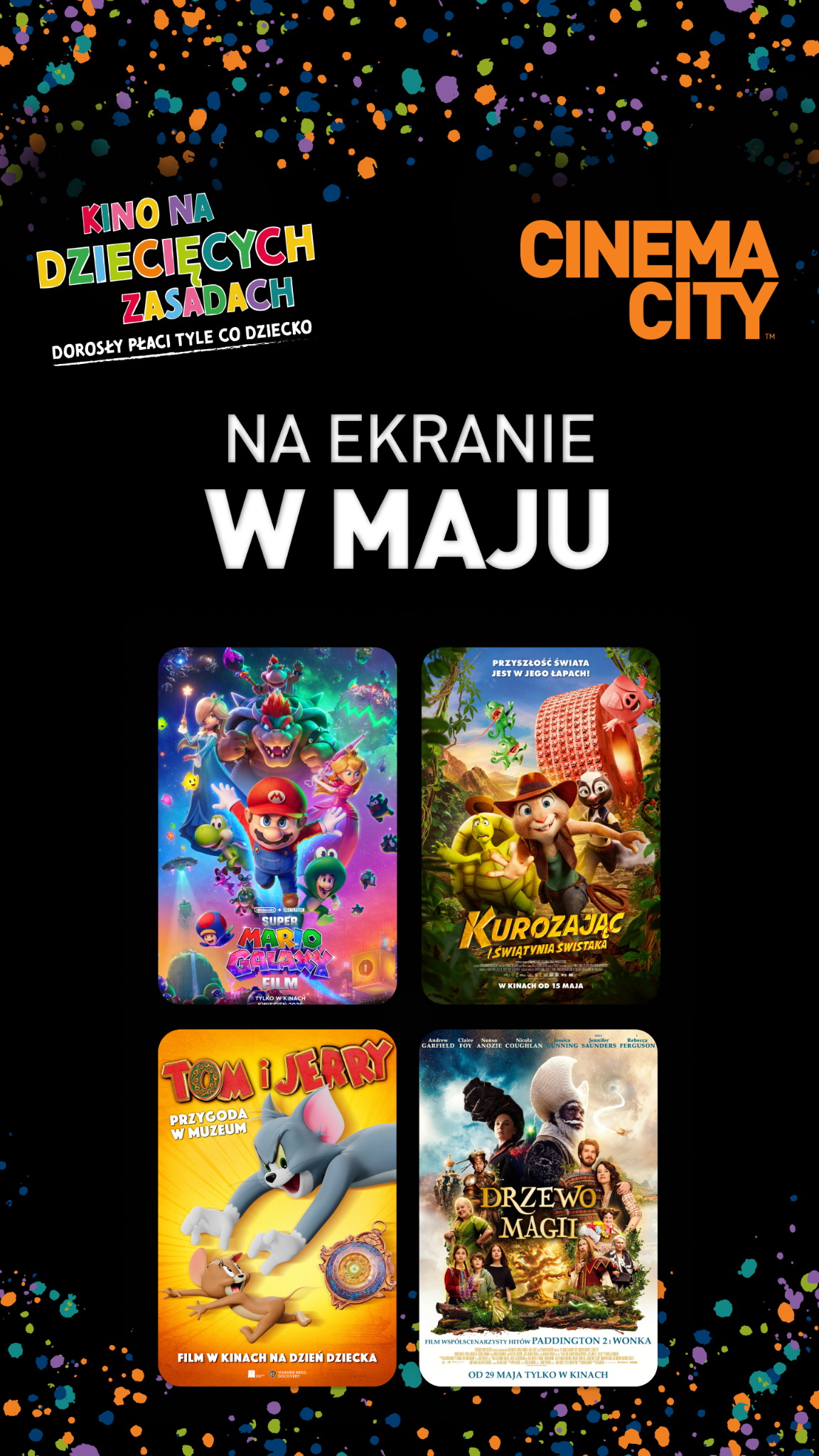 Cinema City Poland Facebook ad from May 7, 2026