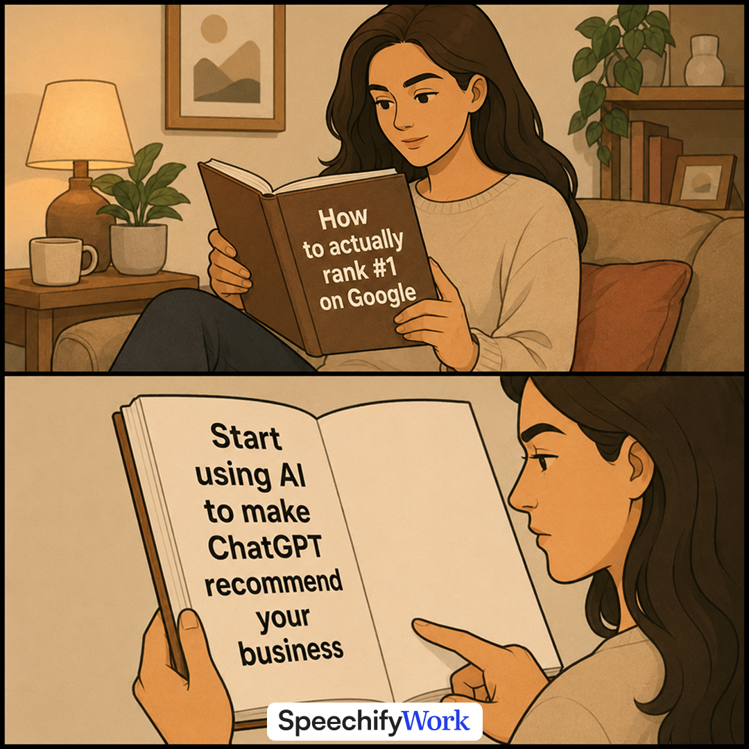 Speechify Facebook ad