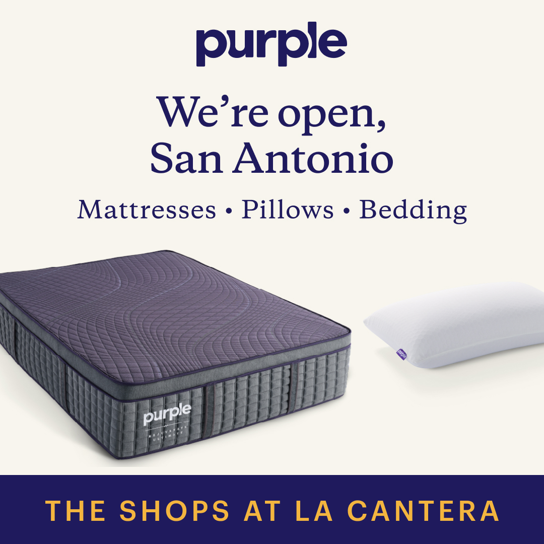 Purple Facebook ad: Purple is Now Open!